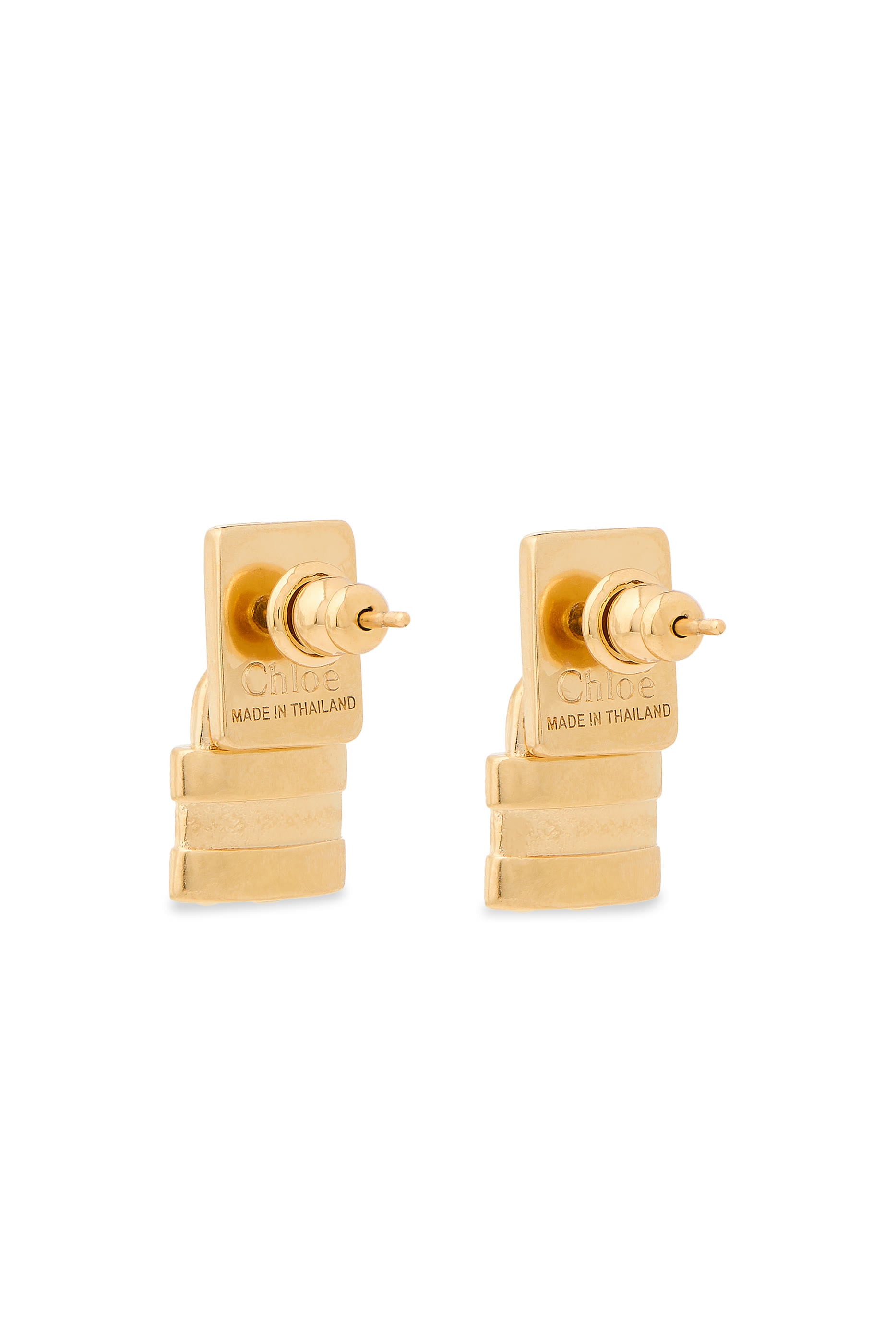 Nini Paddington Padlock-Detail Earrings