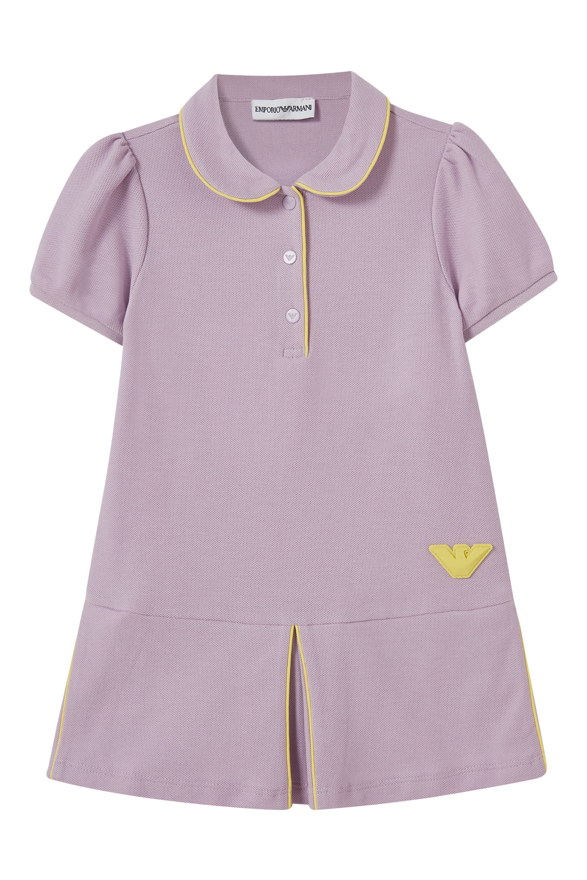 Kids Eagle-Logo Slit Dress