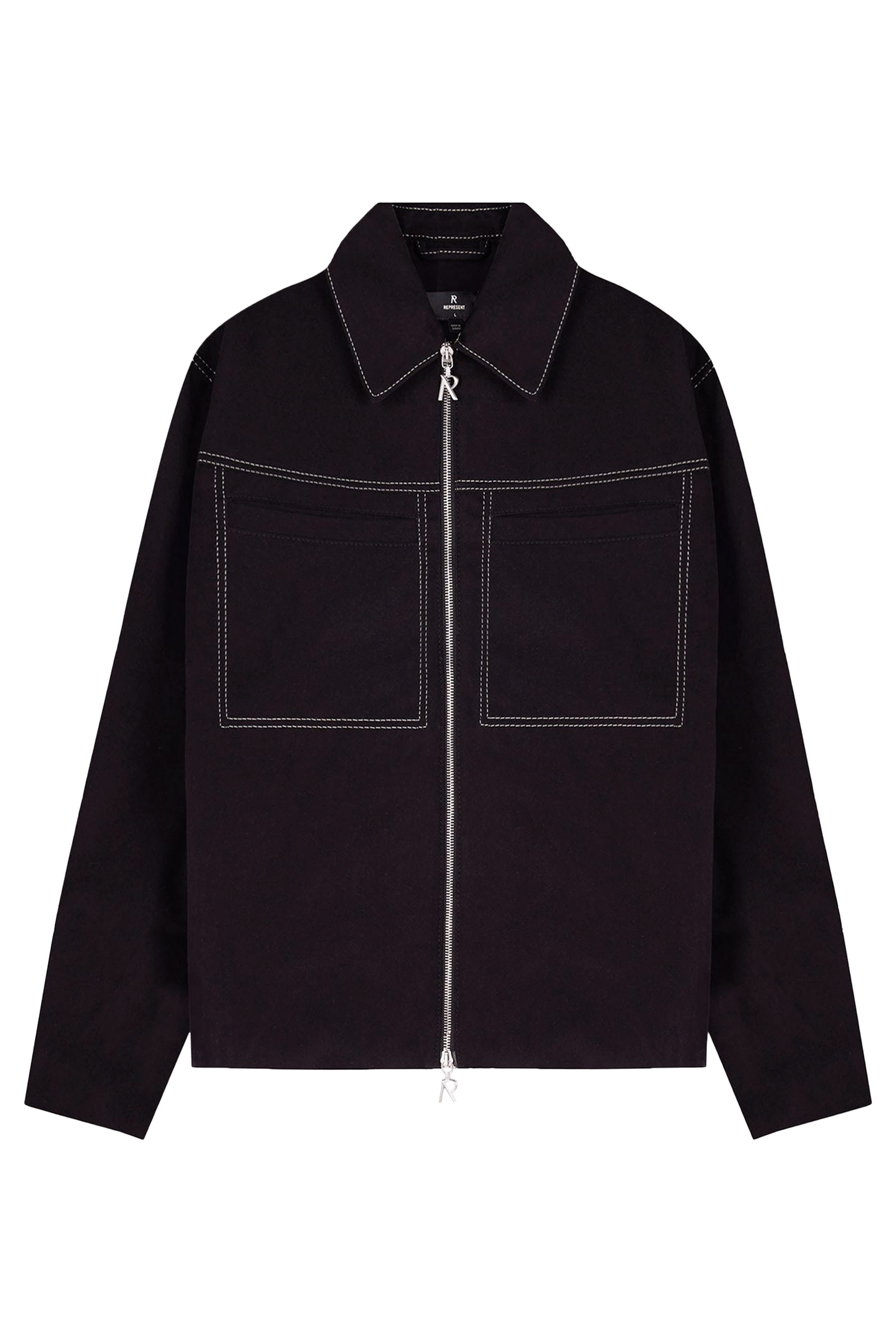 Contrast Stitch Smart Jacket