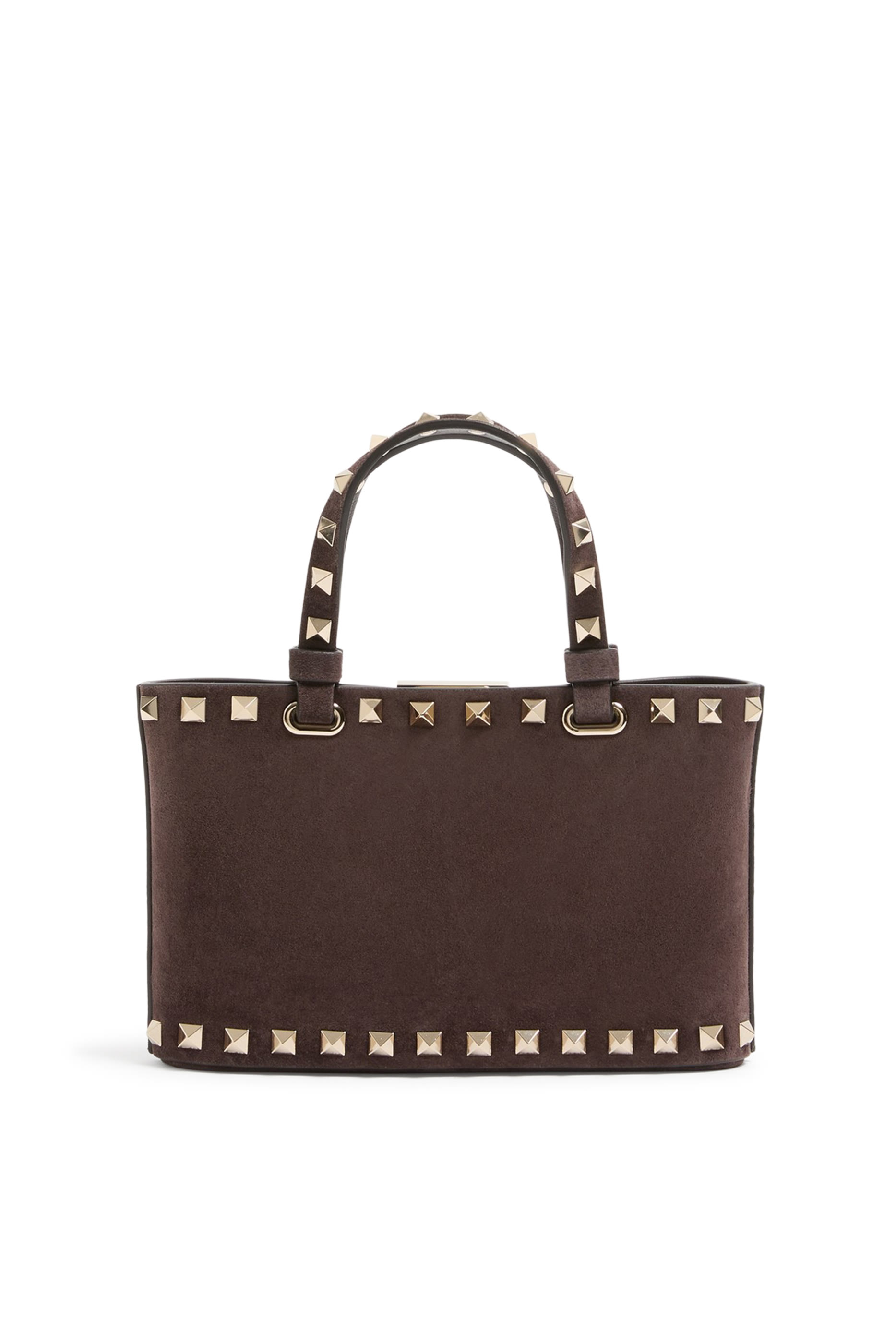 Rockstud Mini Suede Shopping Bag 