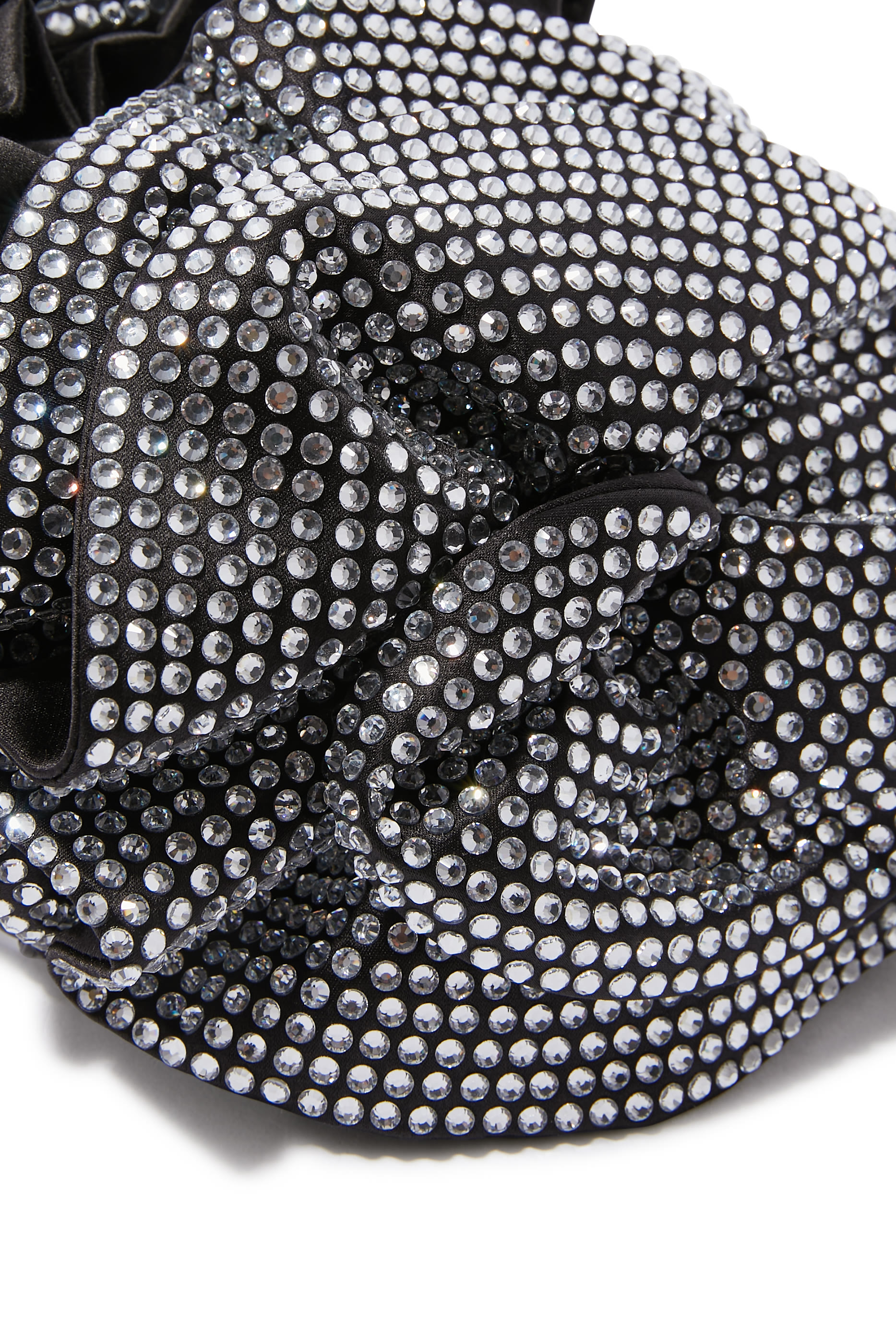 Crystal-Embellished Shoulder Bag