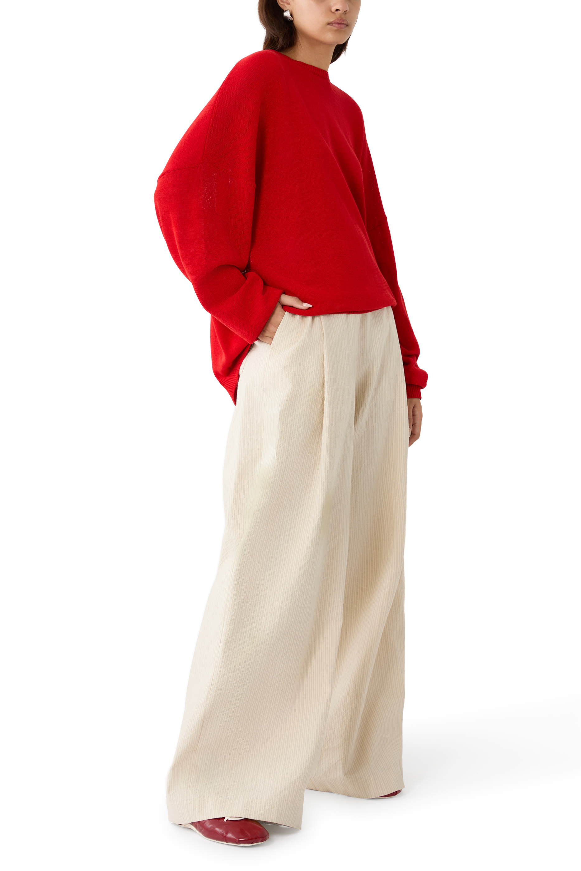 Wide Pleated Pants 