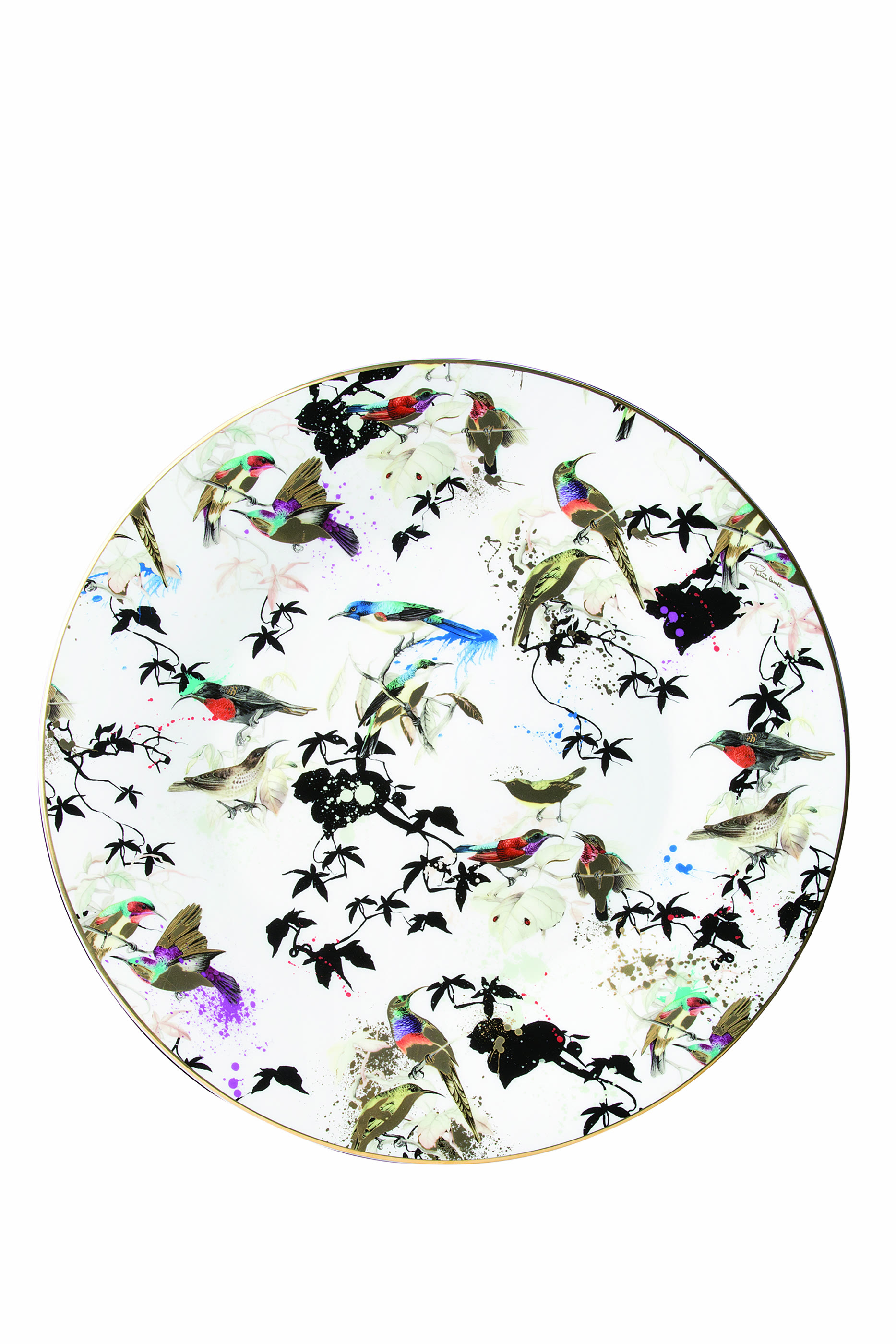 Garden’s Birds Charger Plate
