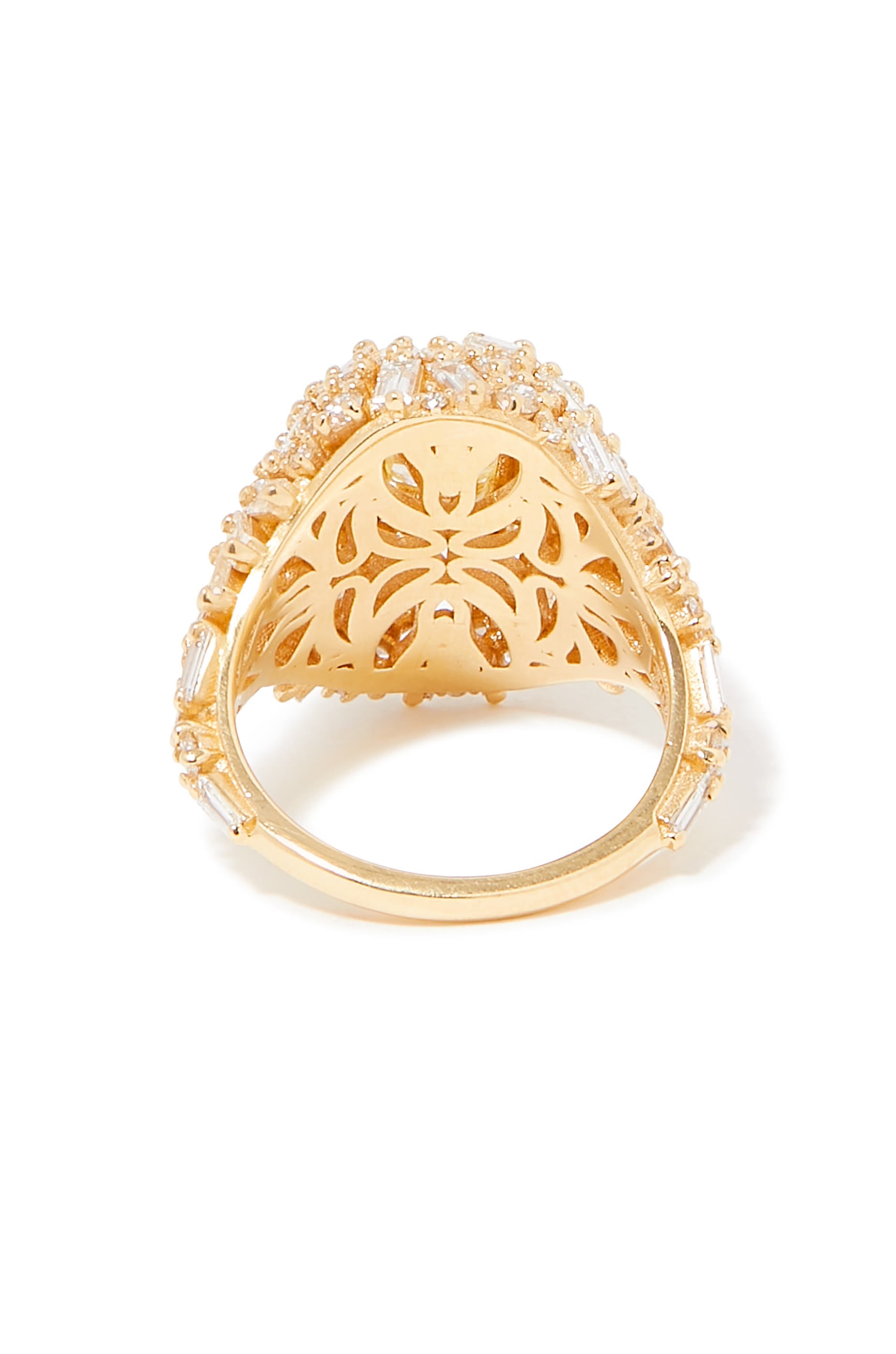 One of a Kind Ring, 18K Yellow Gold & Diamonds