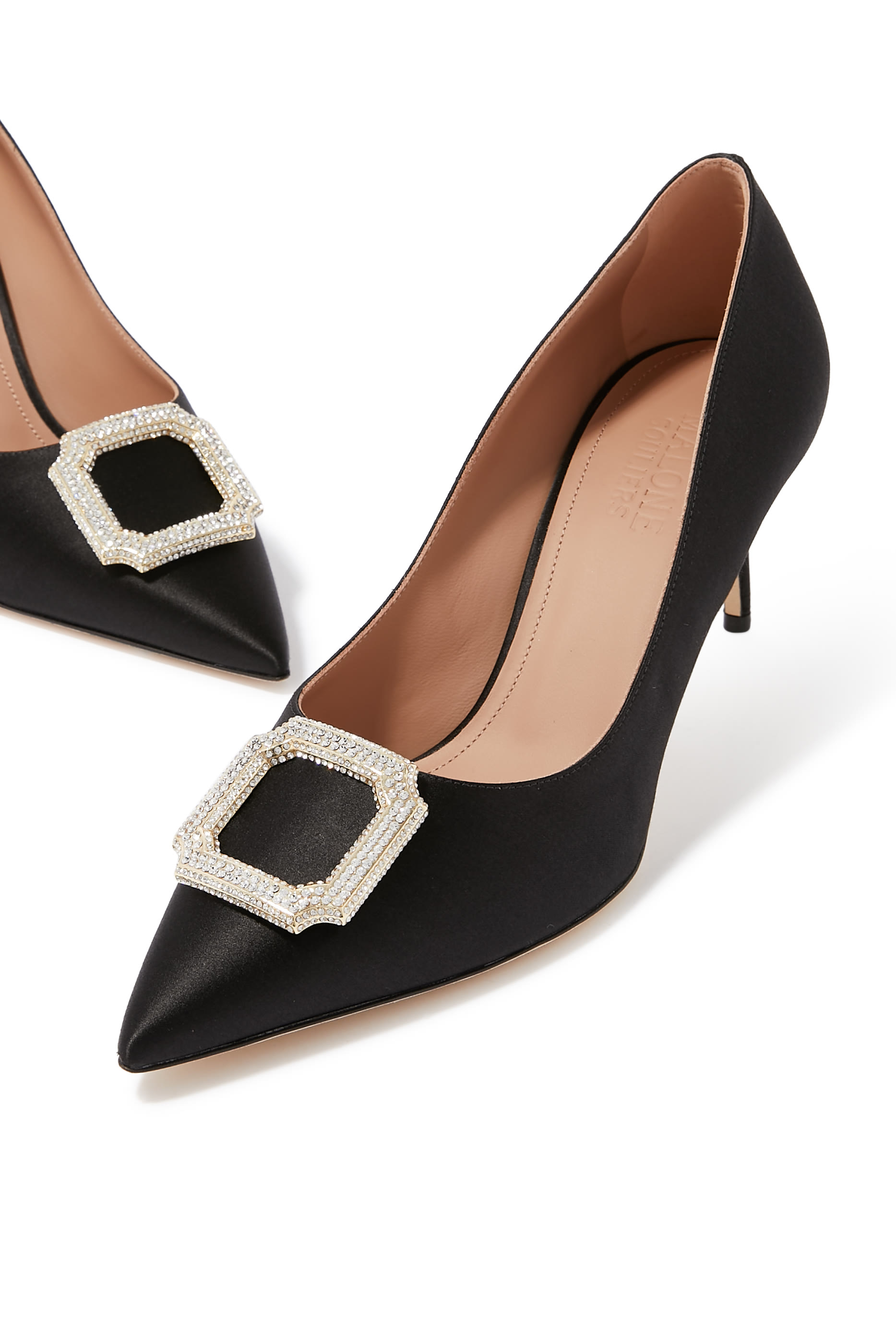 Monroe Satin 70 Slingback Pump