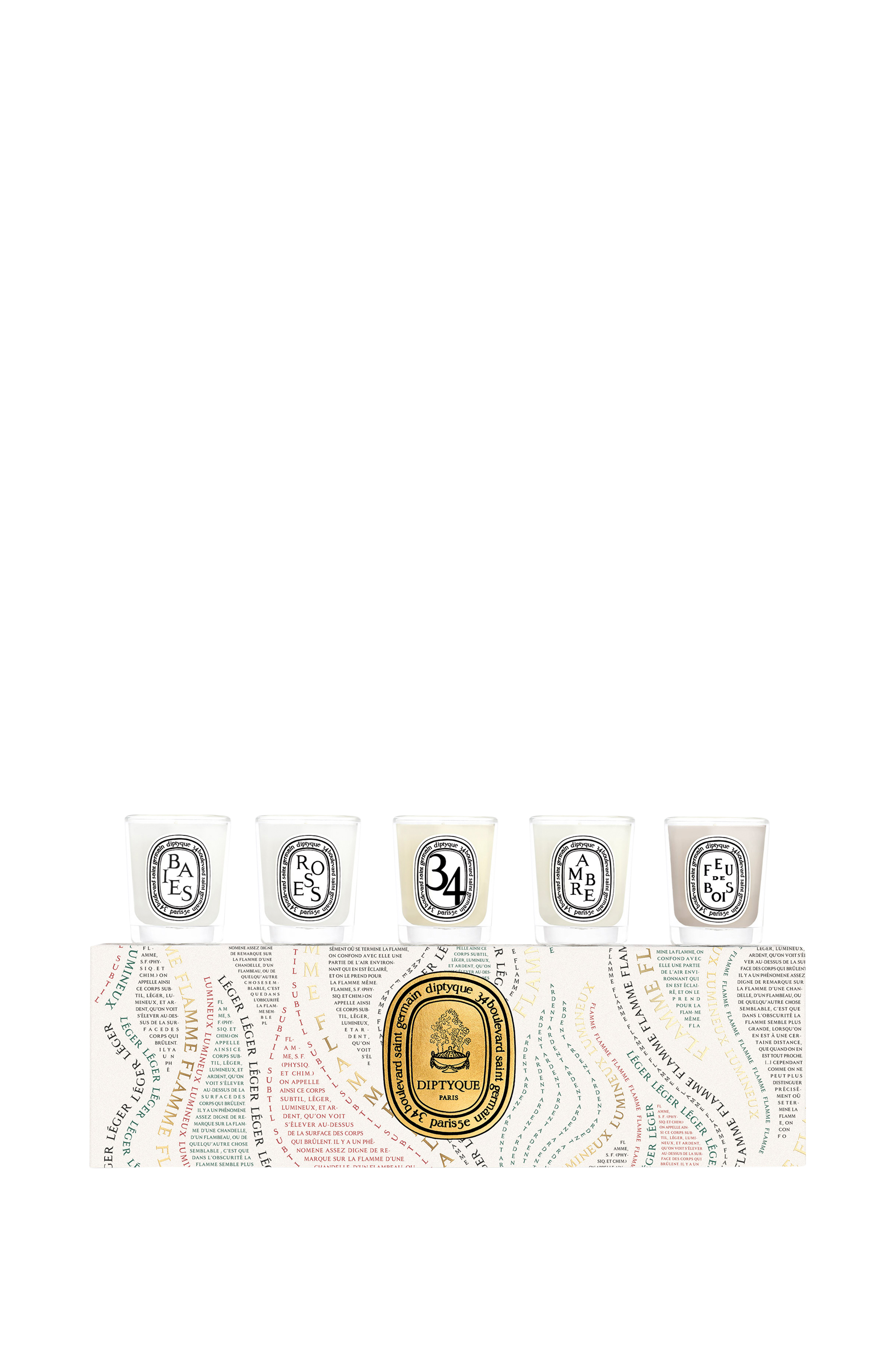 Christmas Candles, Set of 5