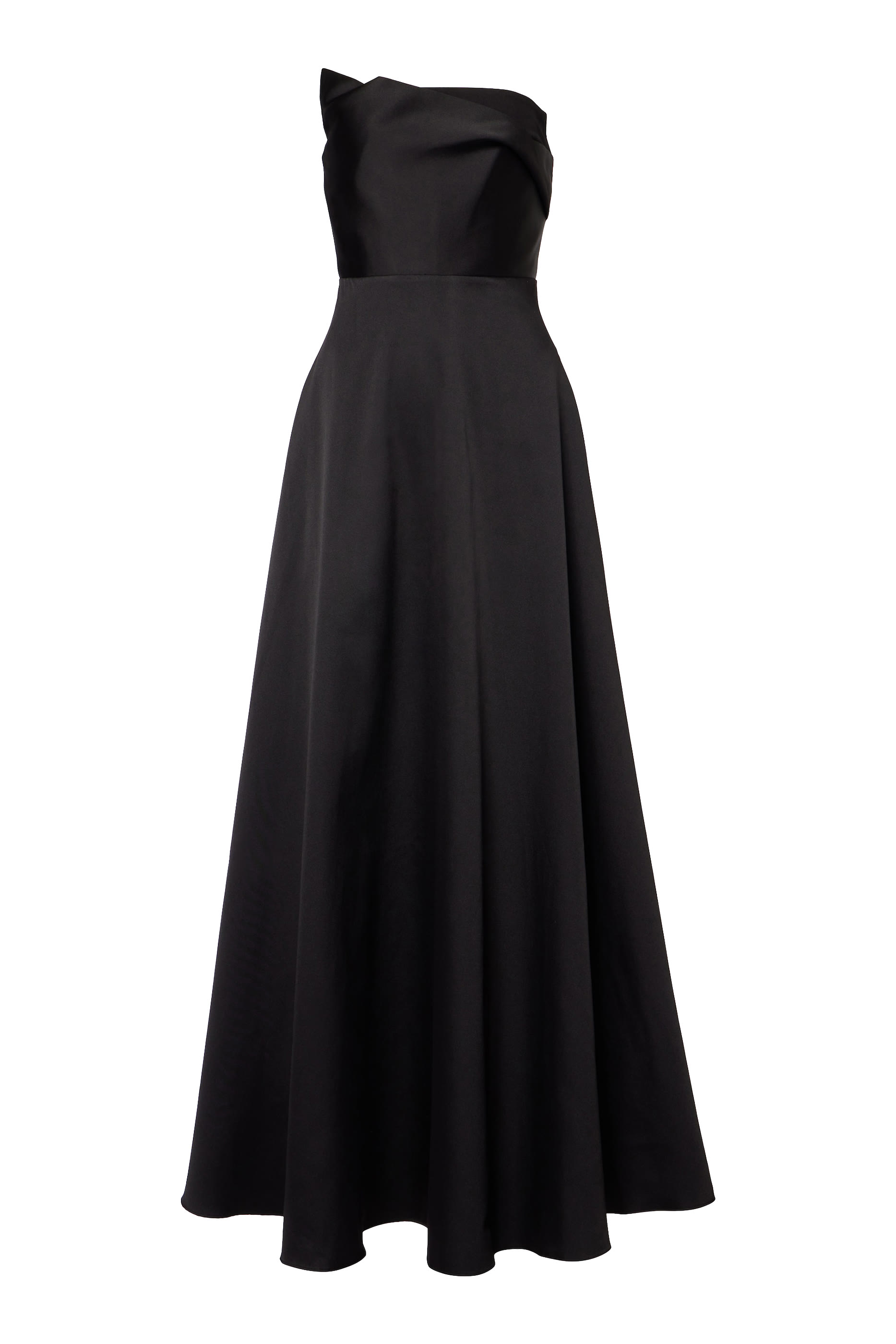 Strapless Taffeta Gown