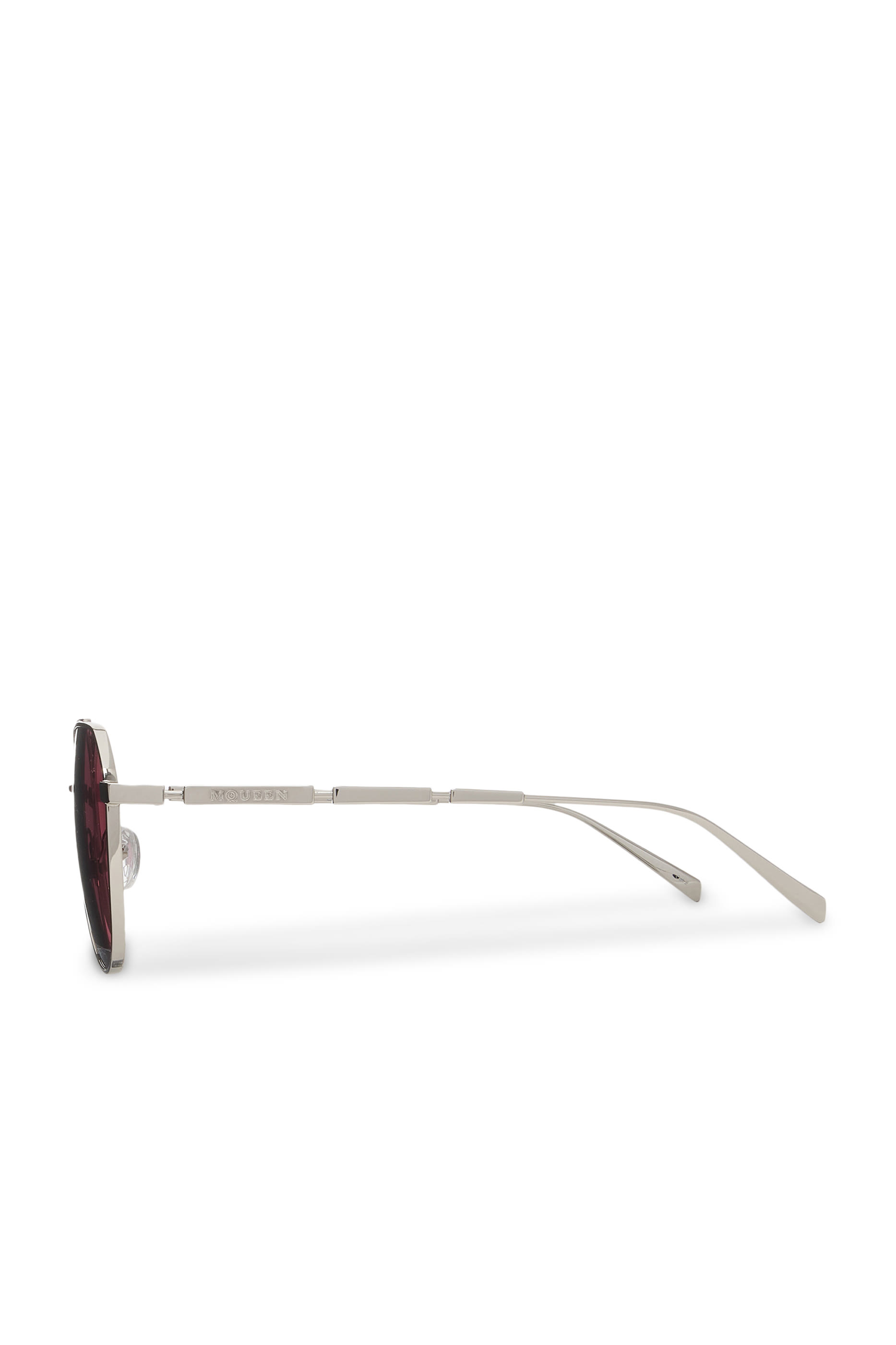 Metal Plaque Pilot Sunglasses