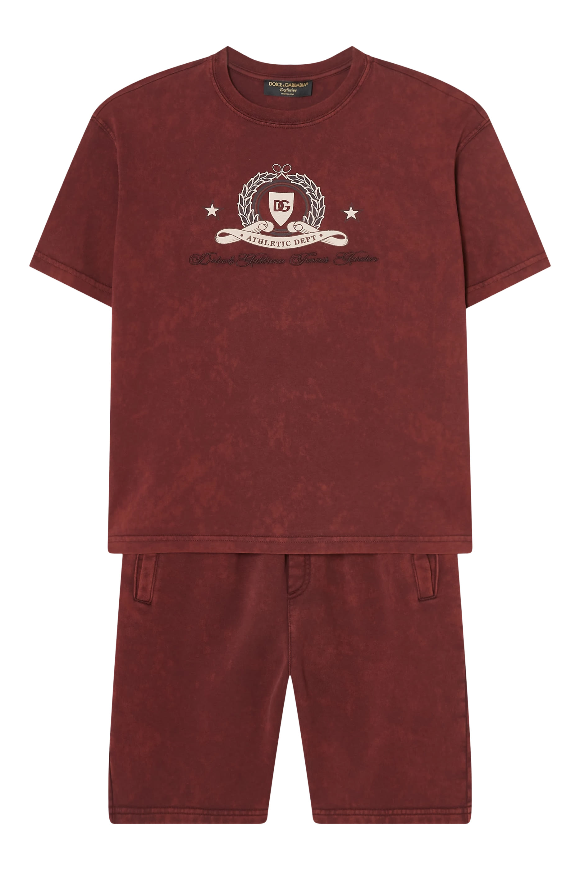 Kids Serigraphic-Print Bermuda Pants
