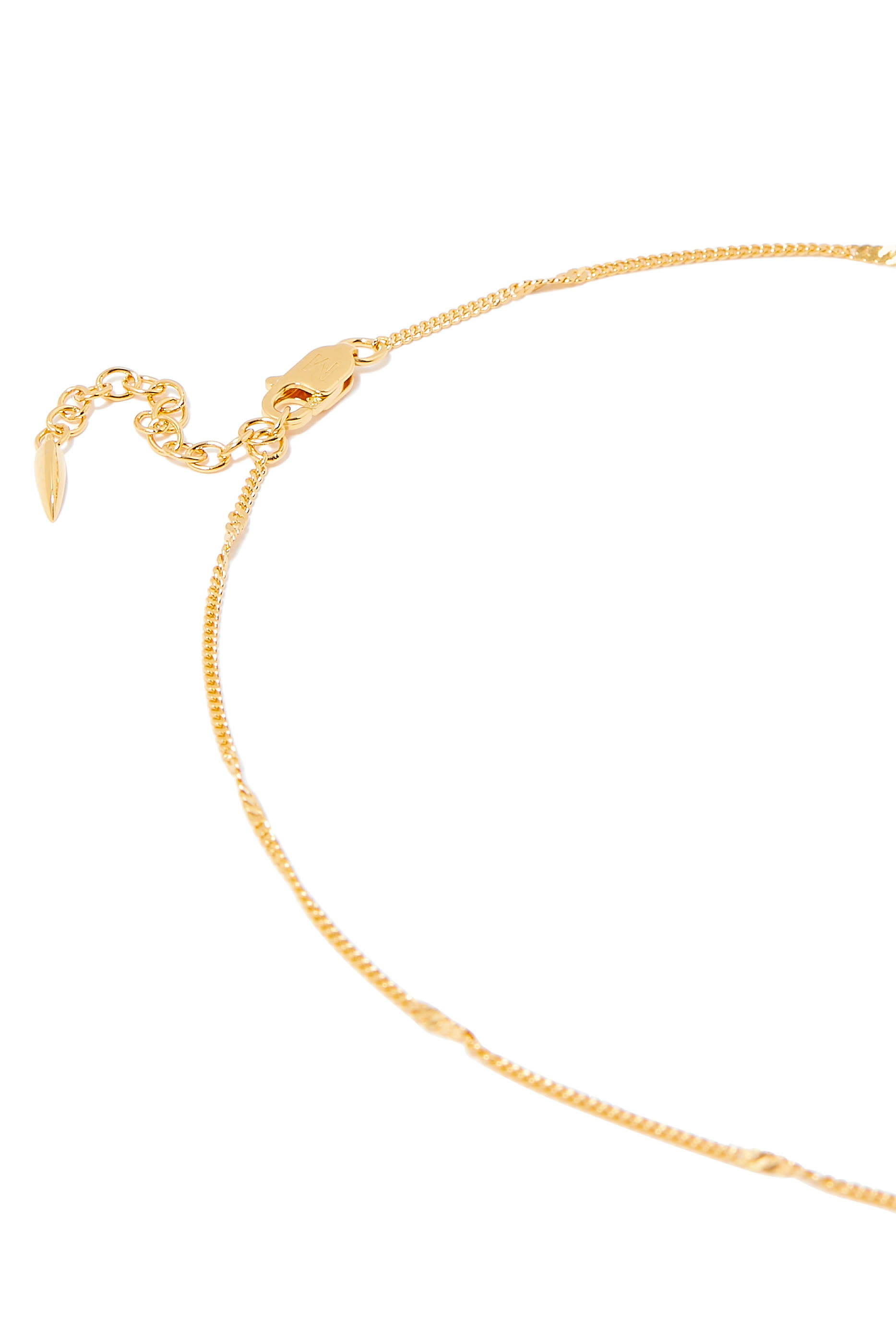 Baroque Pearl Twisted Chain Ne