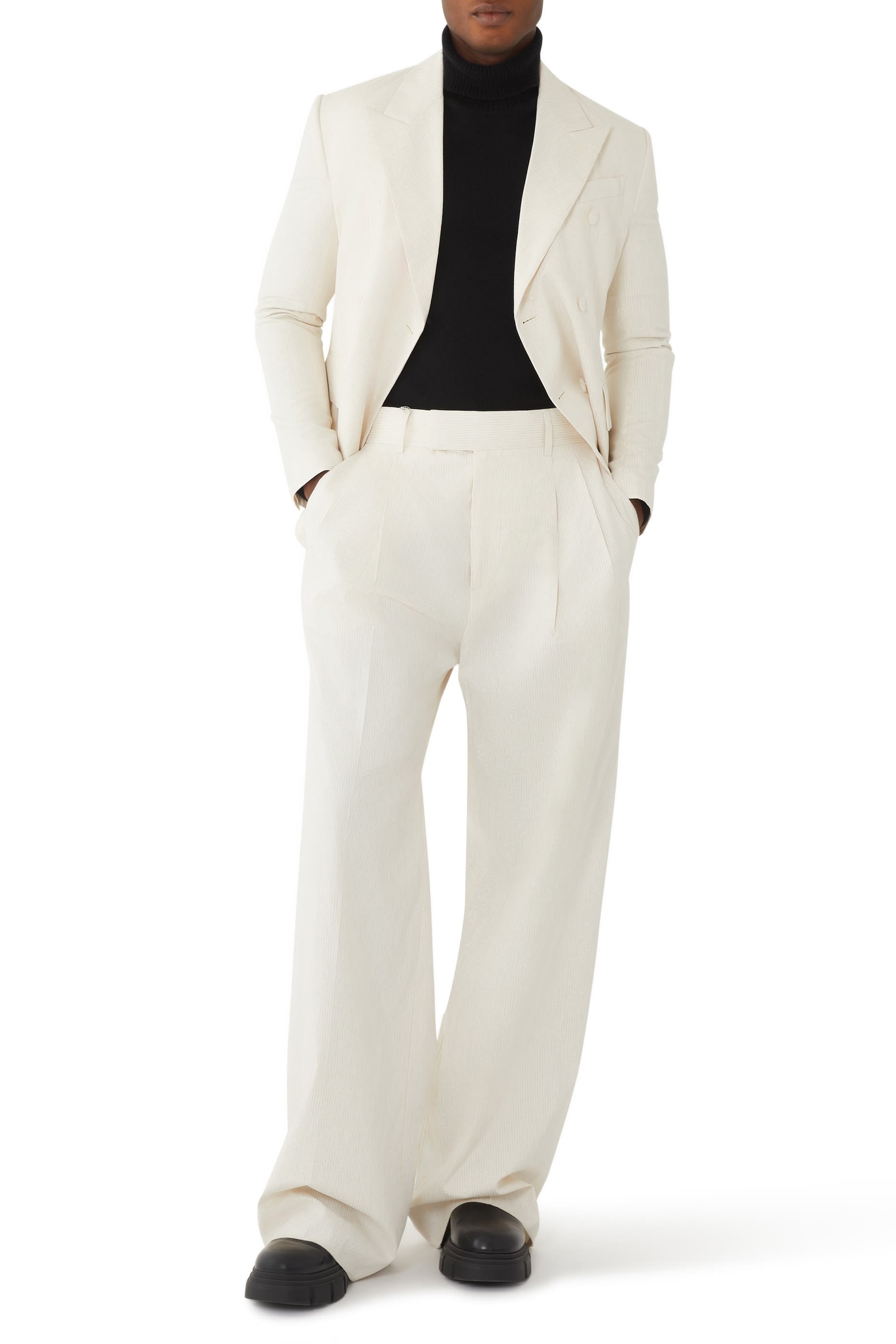 Shimmer Stripe Blazer