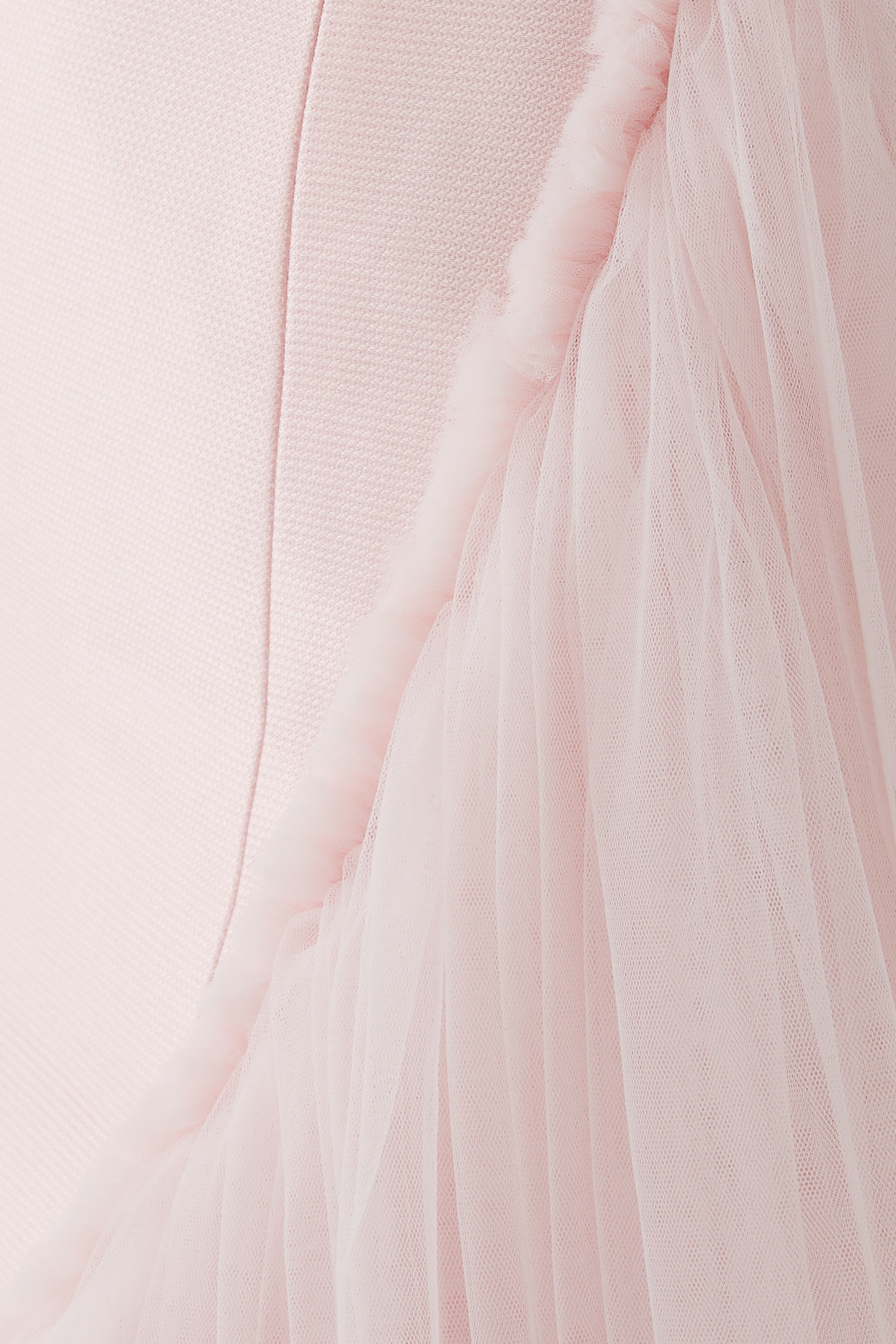 Strapless Asymmetric Gown