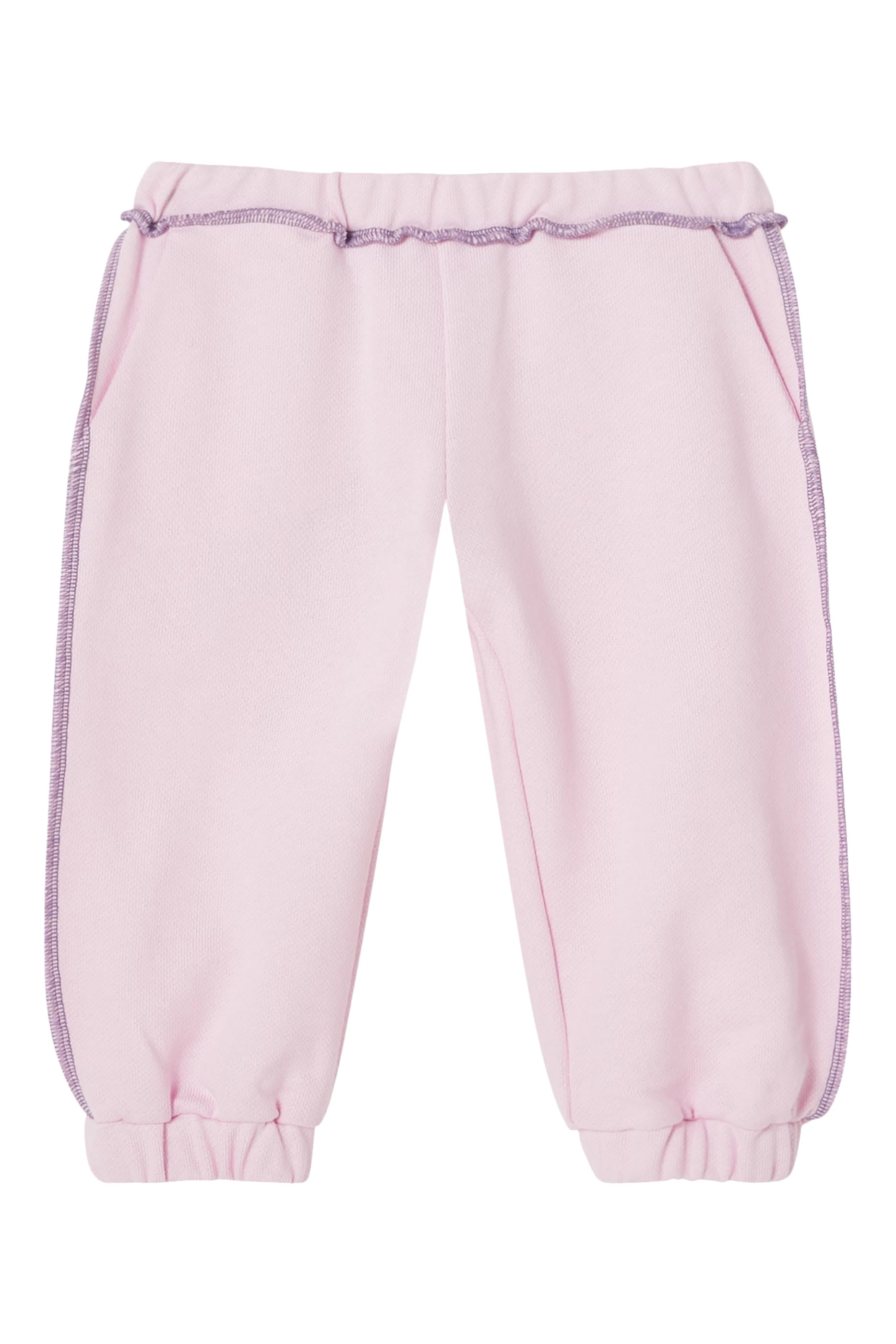 Kids Logo Ruffle-Trim Sweatpants