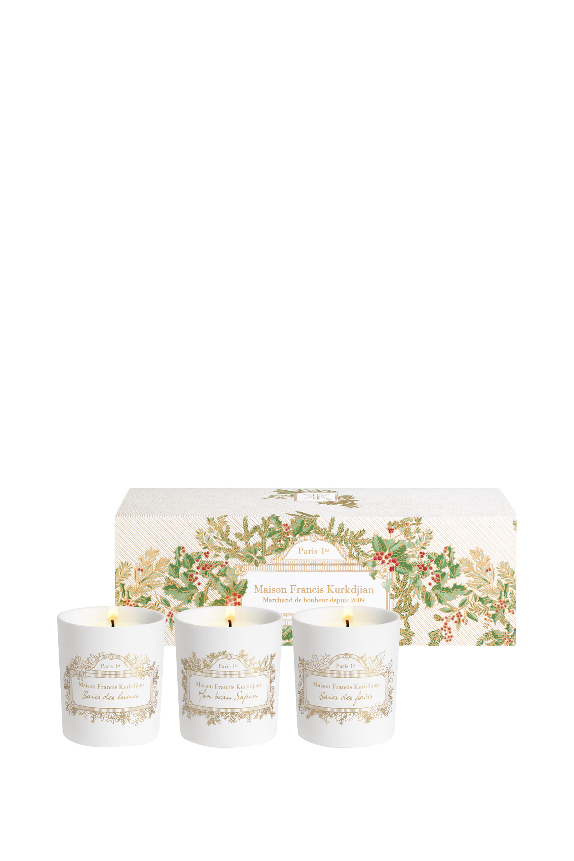 Trio of Scented Candles &ndash; Holiday Edition