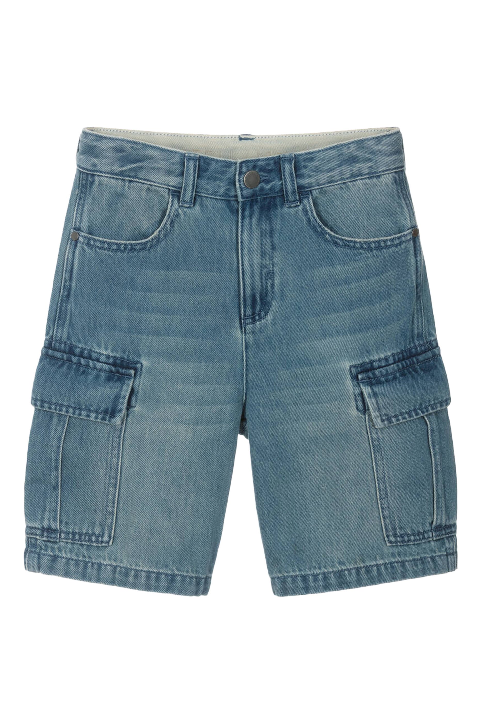 Kids Denim Cargo Shorts