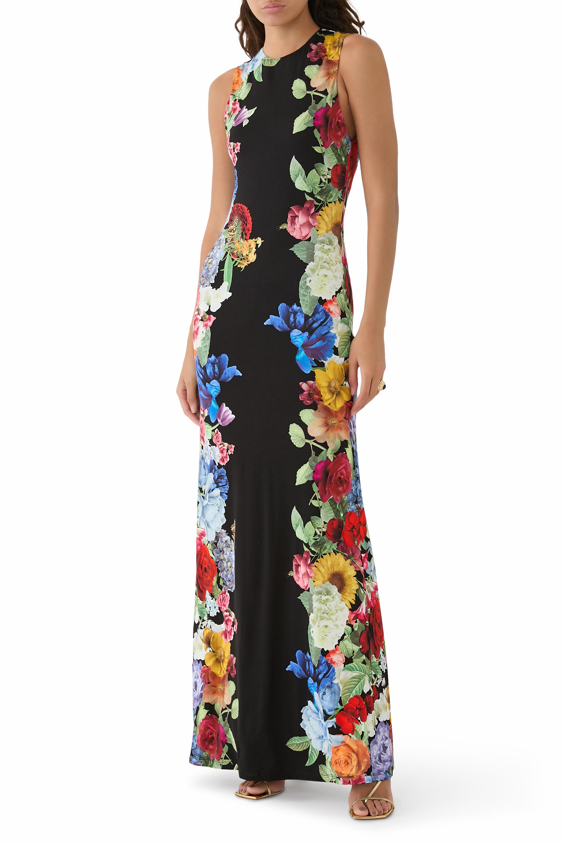 Delora Open Back Maxi Dress 