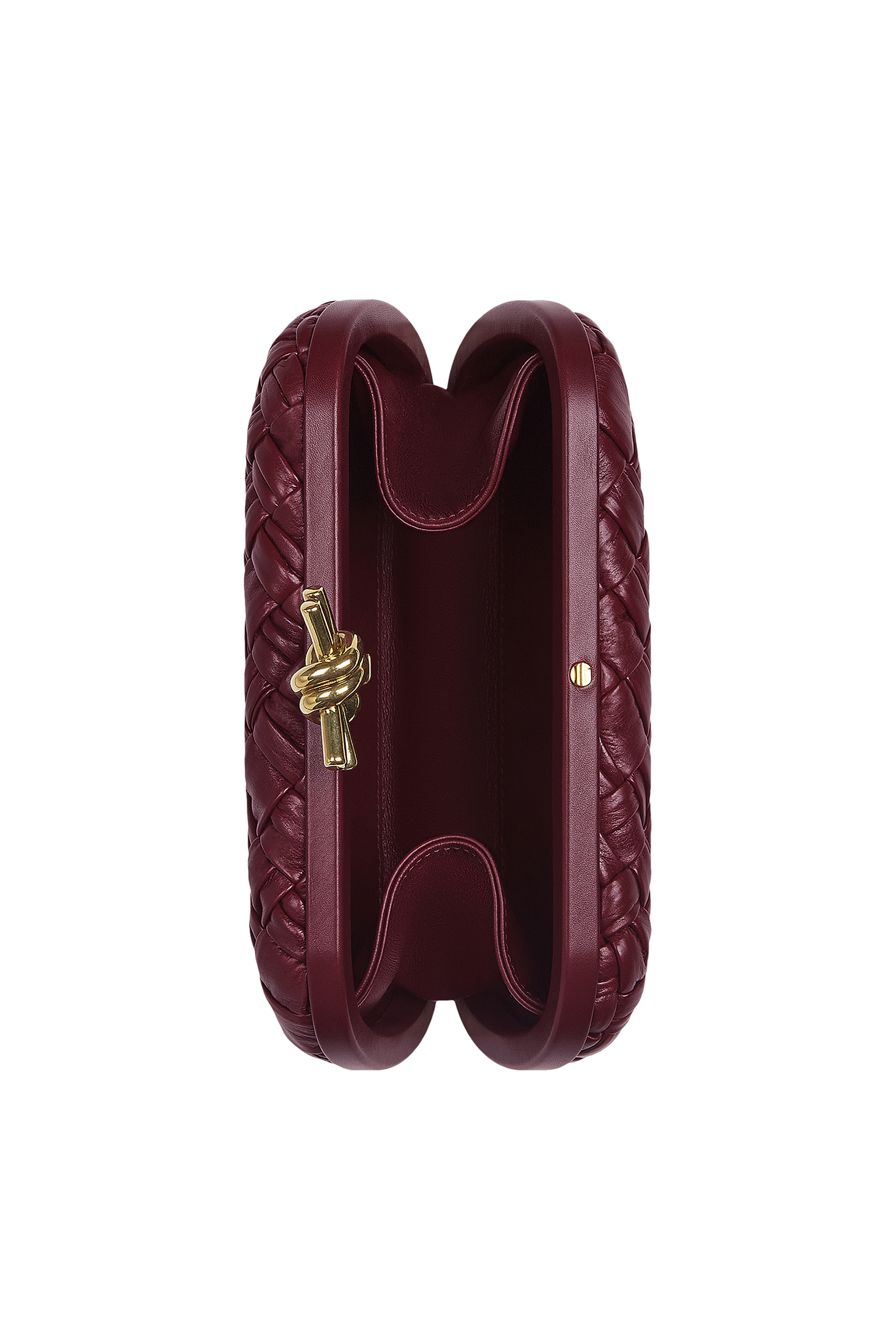 Knot Leather Clutch Bag