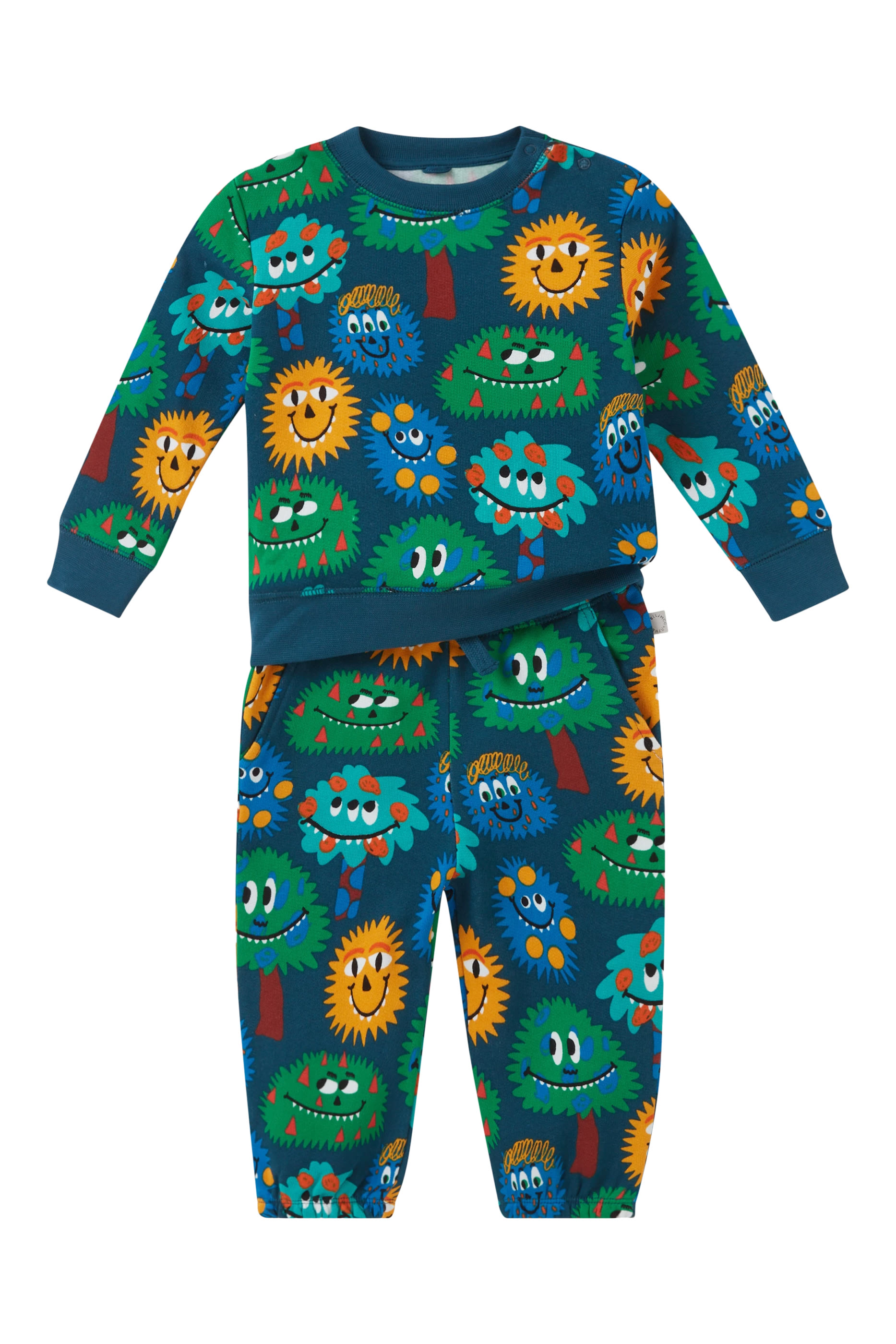 Kids Cotton Printed Jersey Sweatshirt