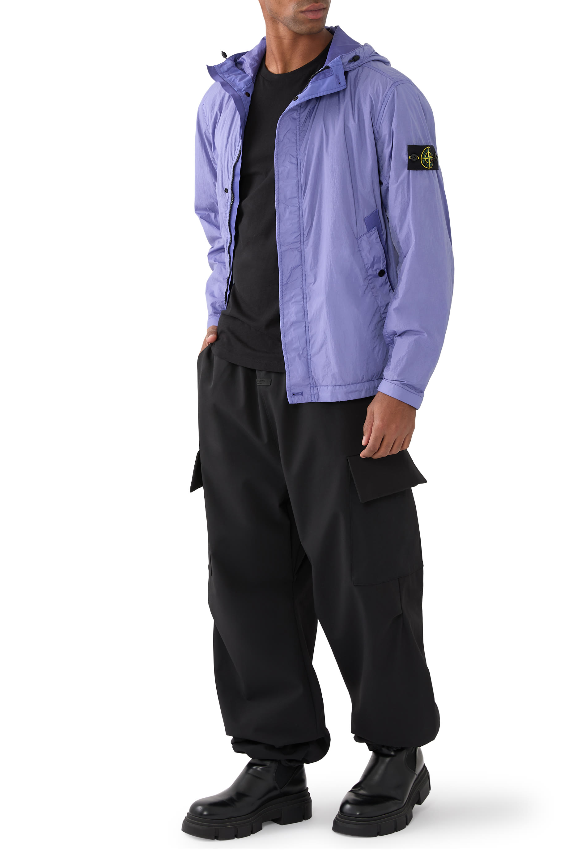 Hooded Jacket with Wind Resistance and Anti-Drop