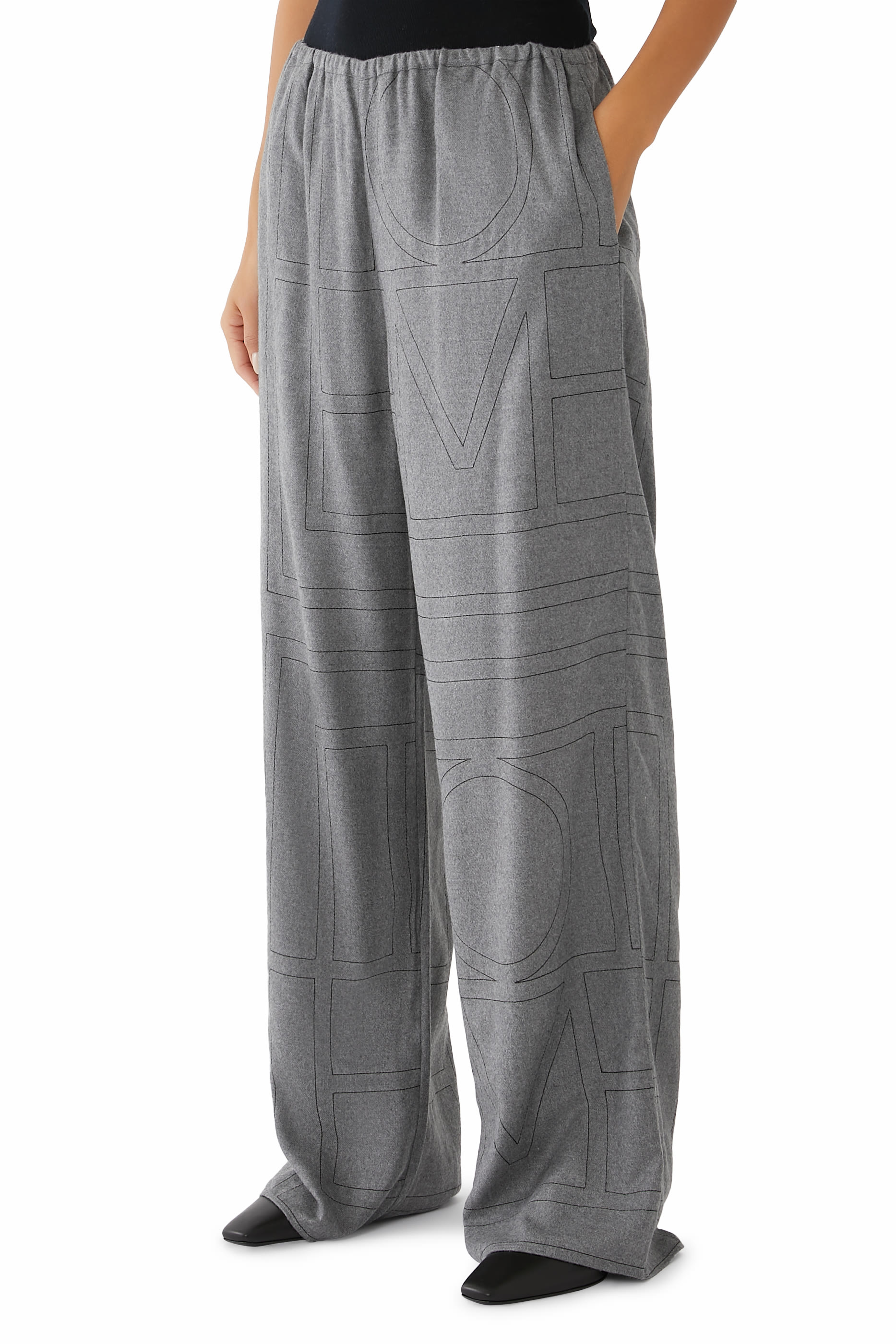 Monogram Flannel PJ Bottoms