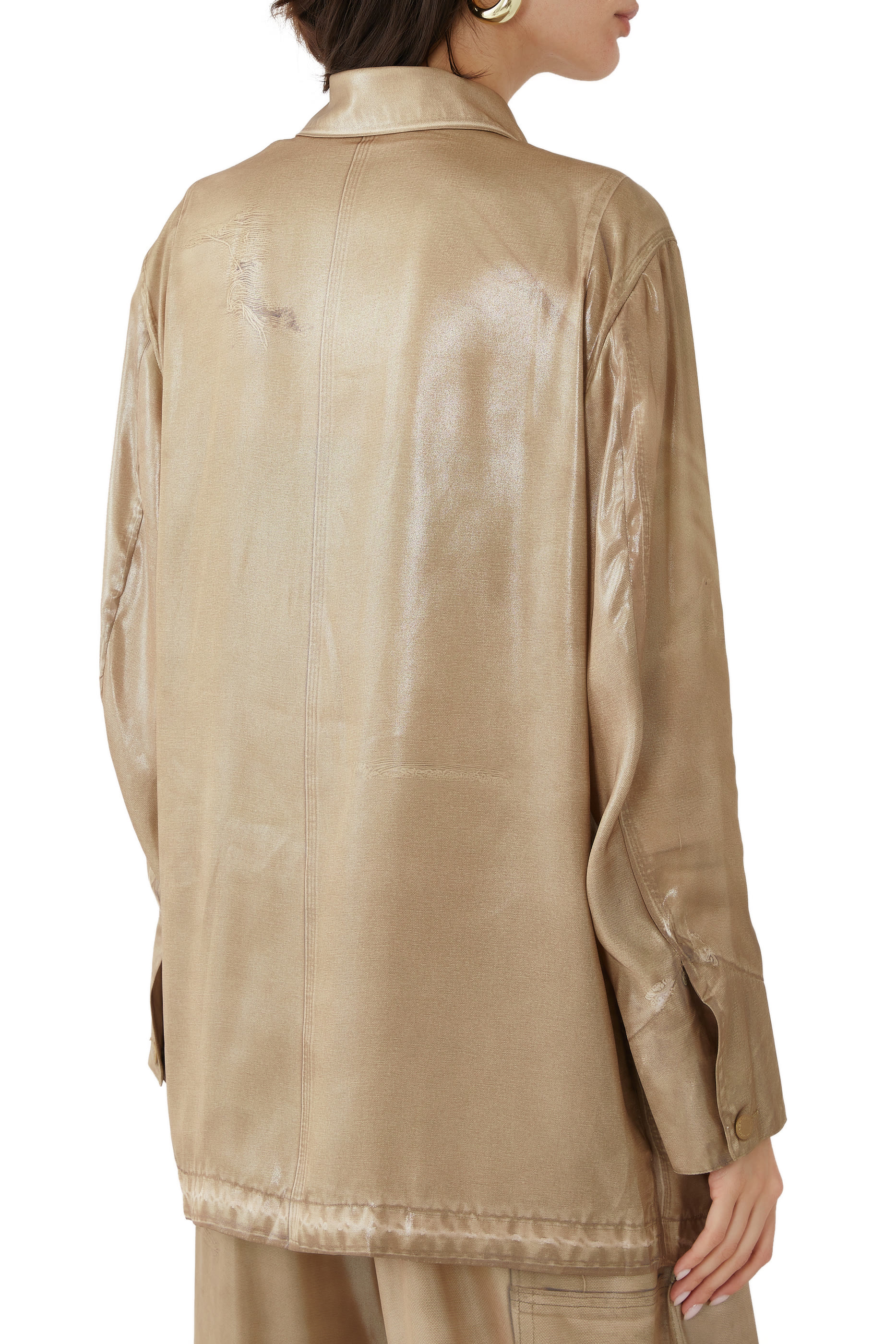 Trompe L'oeil Workwear Oversized Shirt