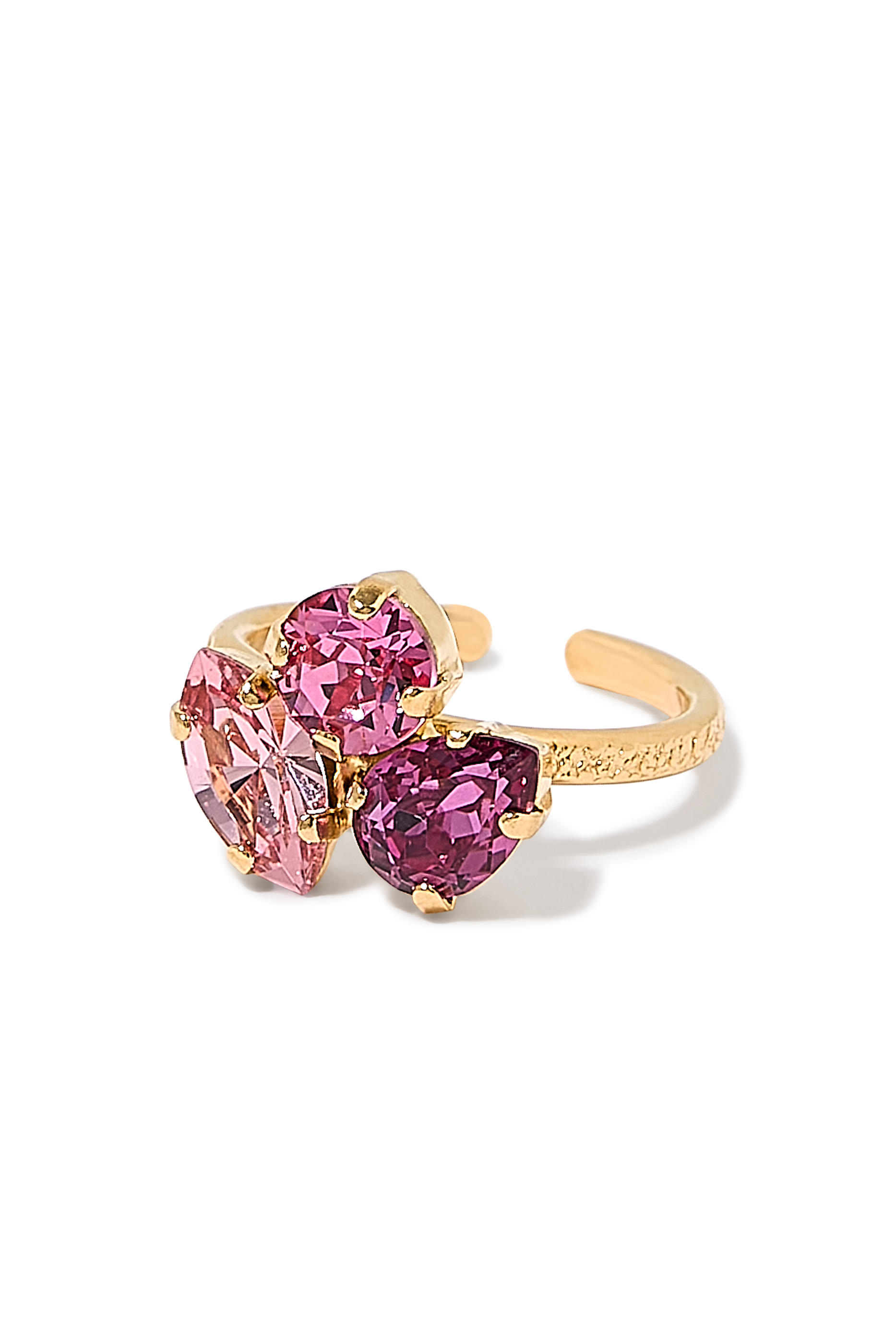 Ana Ring, 18K Gold-Plated Brass
