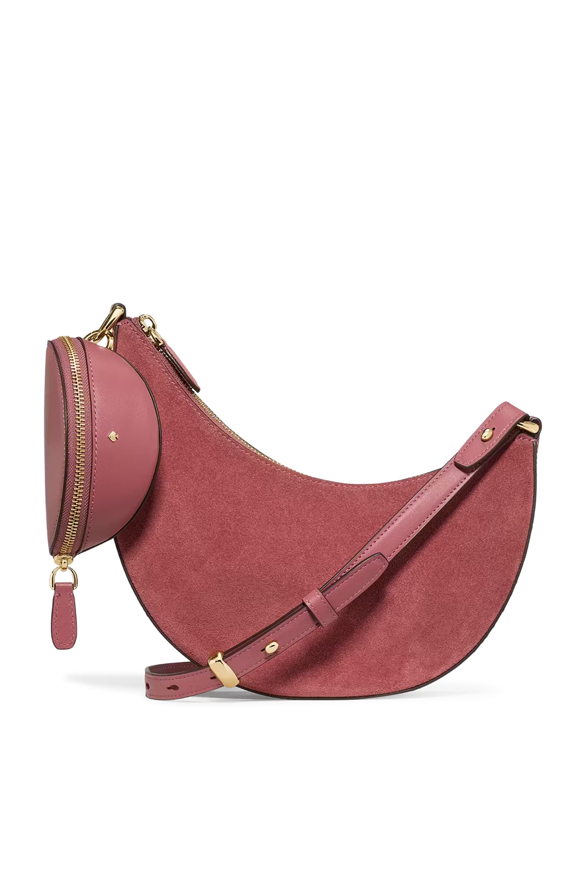 Duo Suede Crossbody Bag