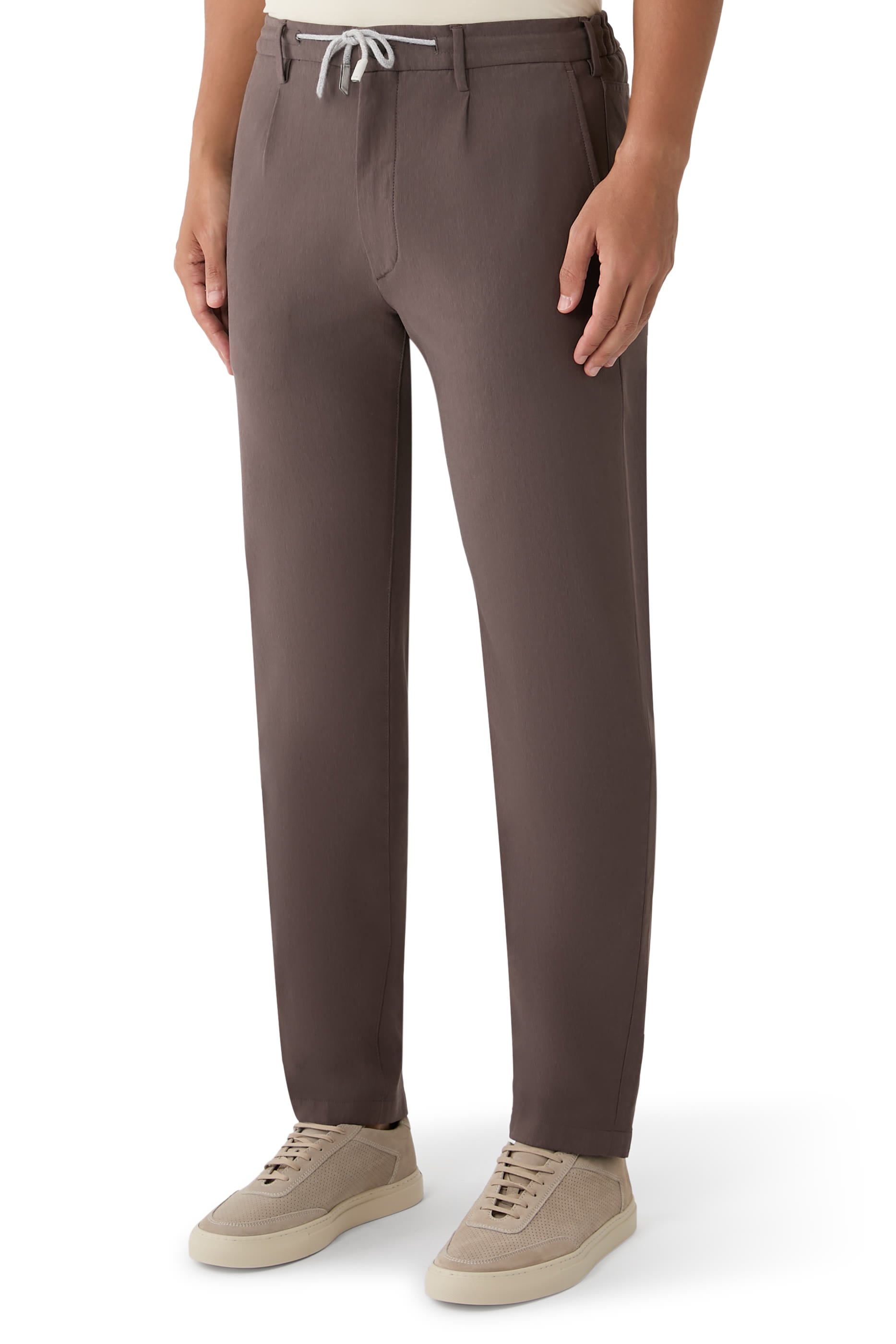 Flat Front Jogger Pants