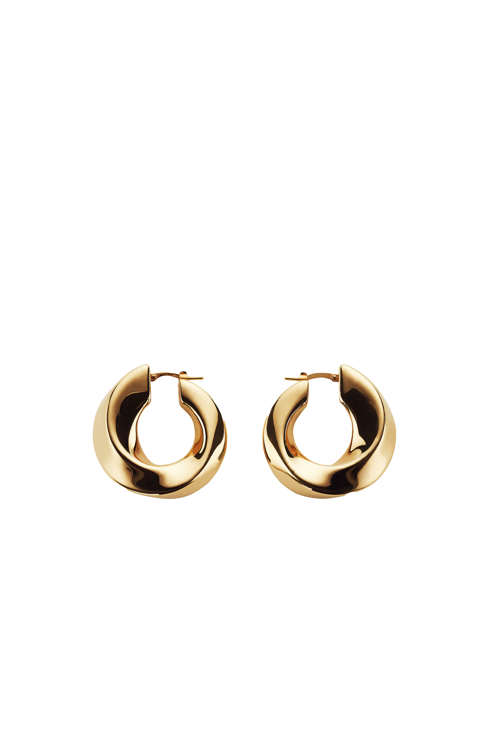 Essentials Twist Earrings, 18k Gold-Finish Sterling Silver