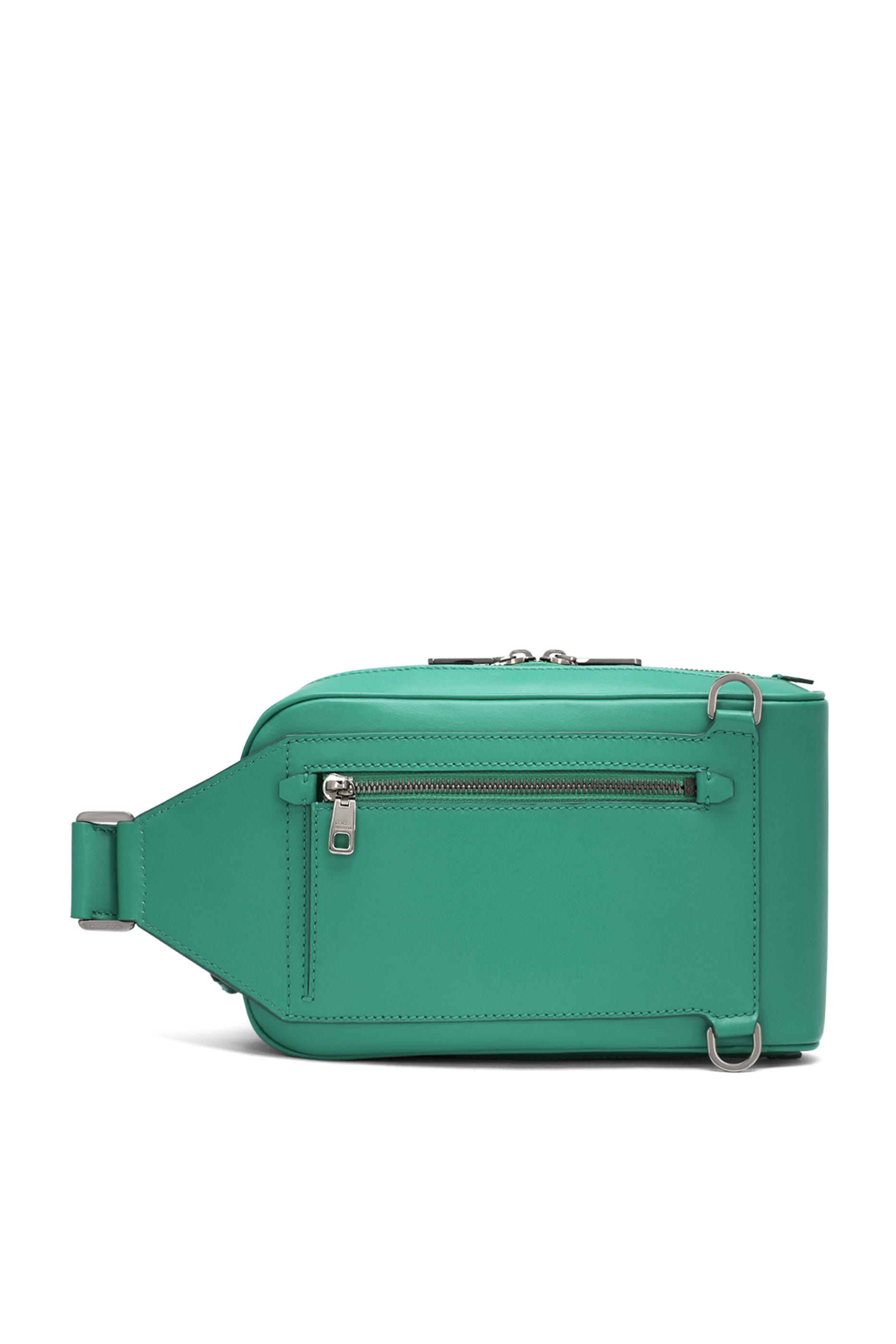 Raised Logo Calfskin Belt Bag 