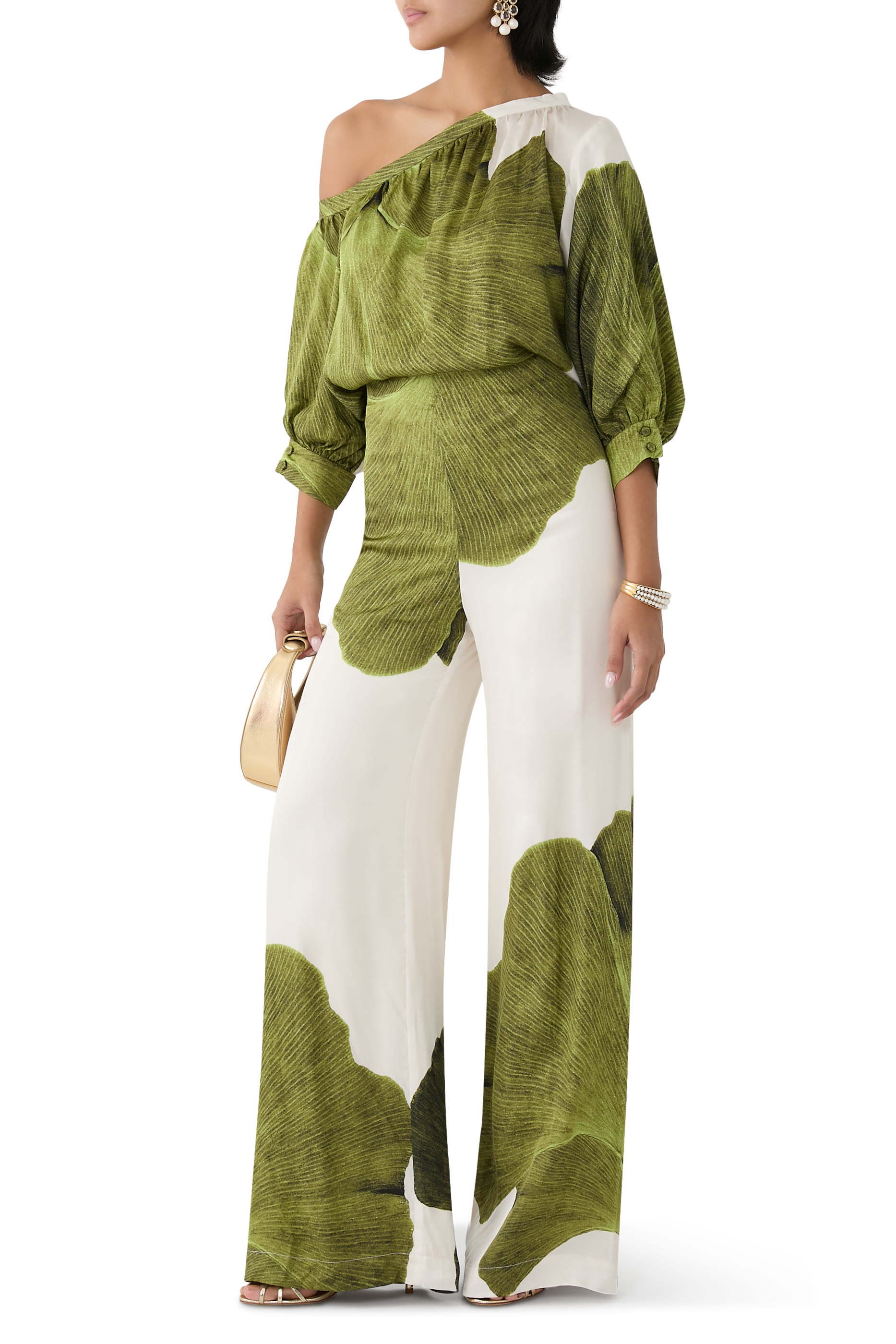 Poesia Wide Leg Pants