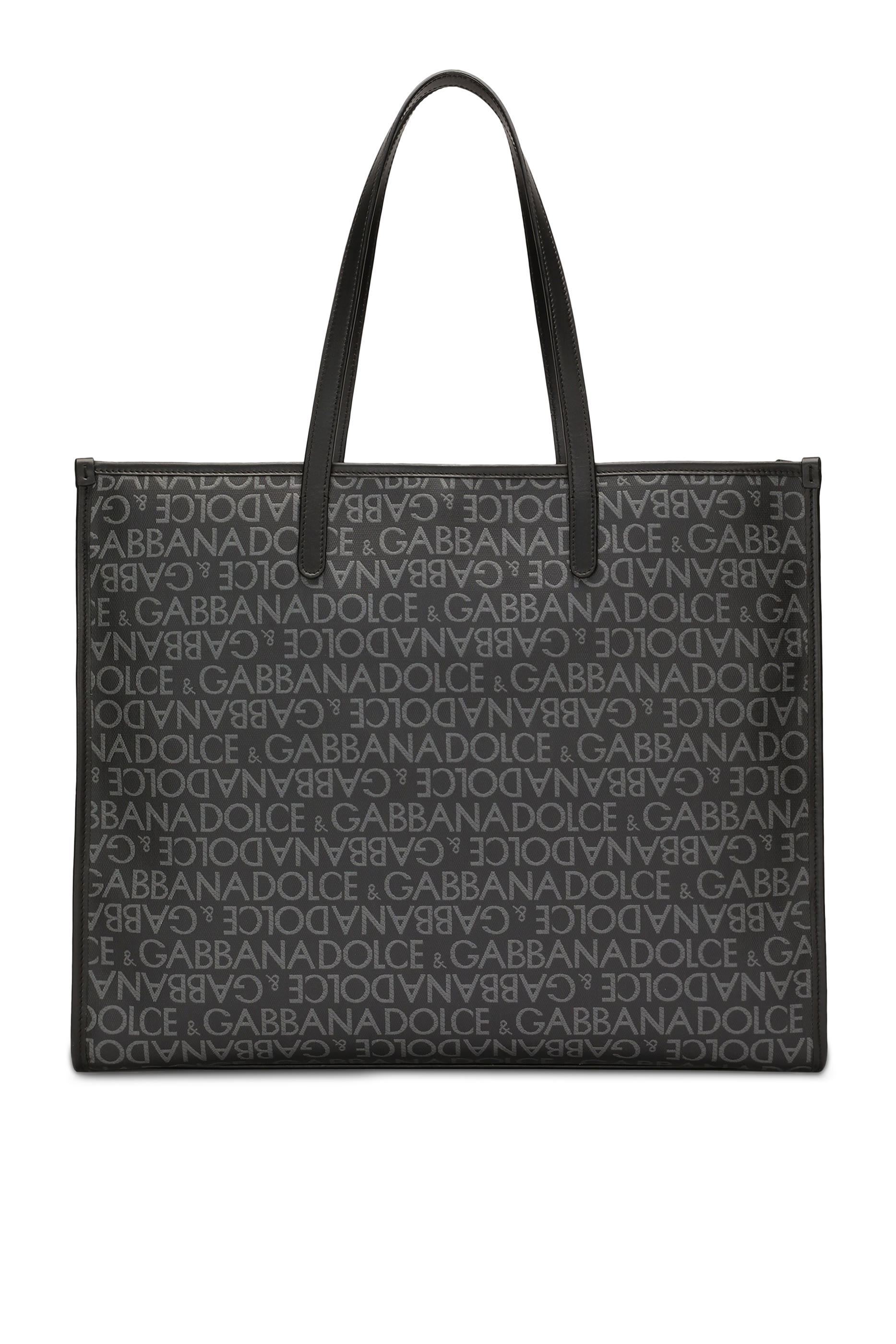 Large Coated Jacquard Shopper