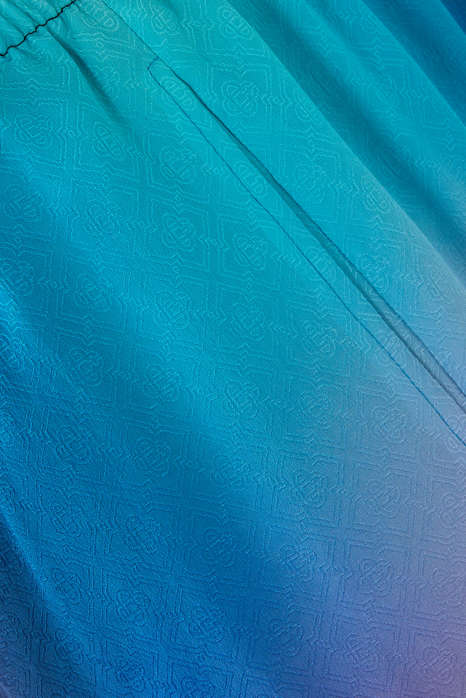 Gradient Silk Shorts