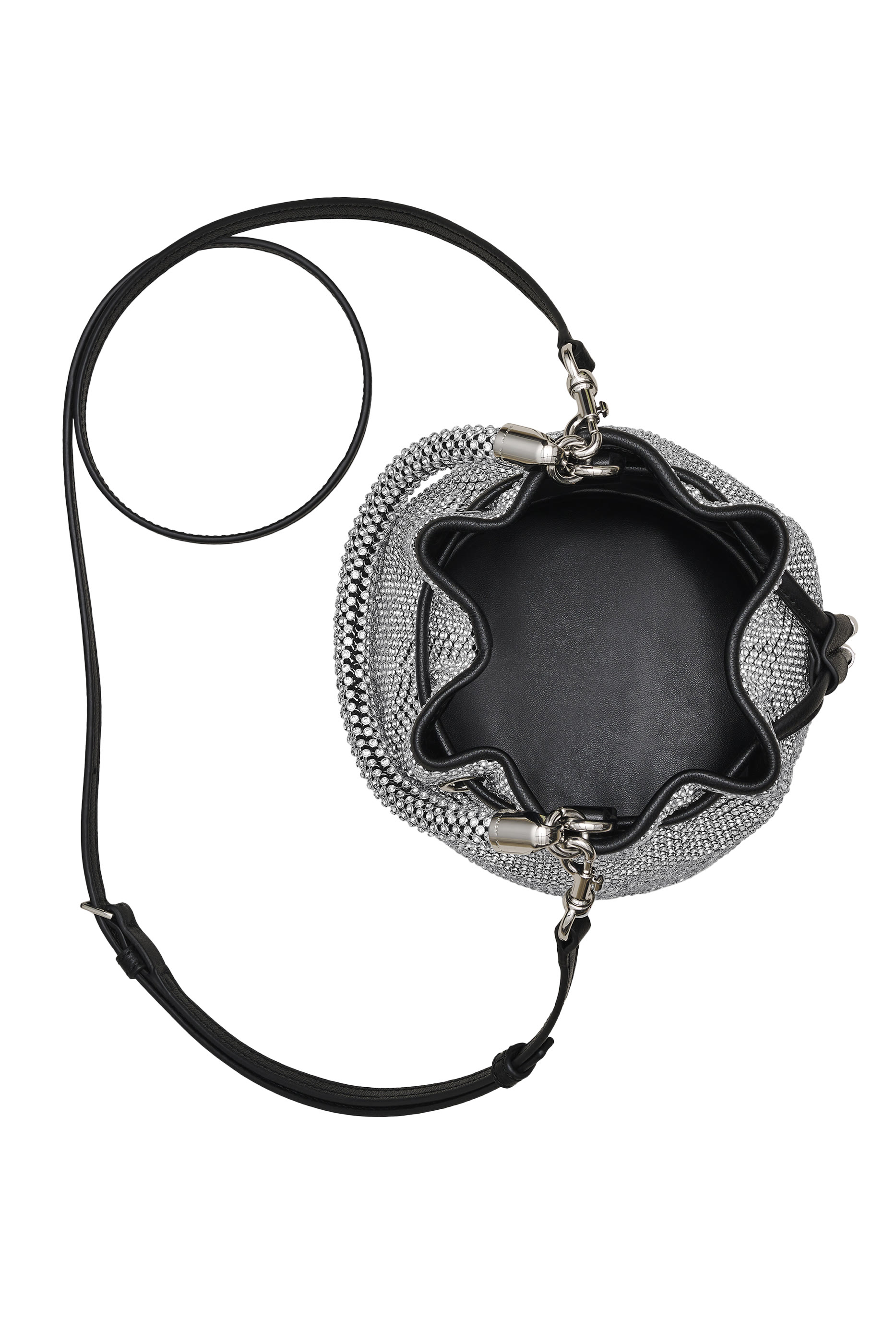 The Rhinestone Mini Bucket Bag