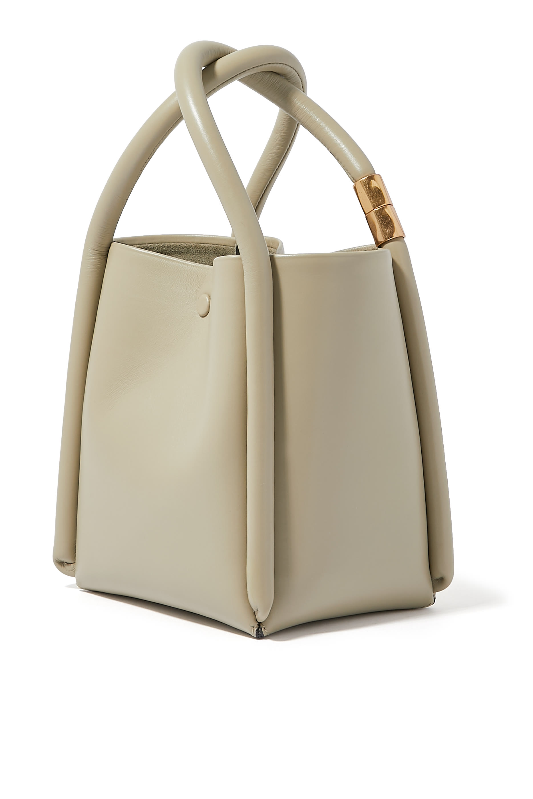 Lotus 14 Leather Top-Handle Bag