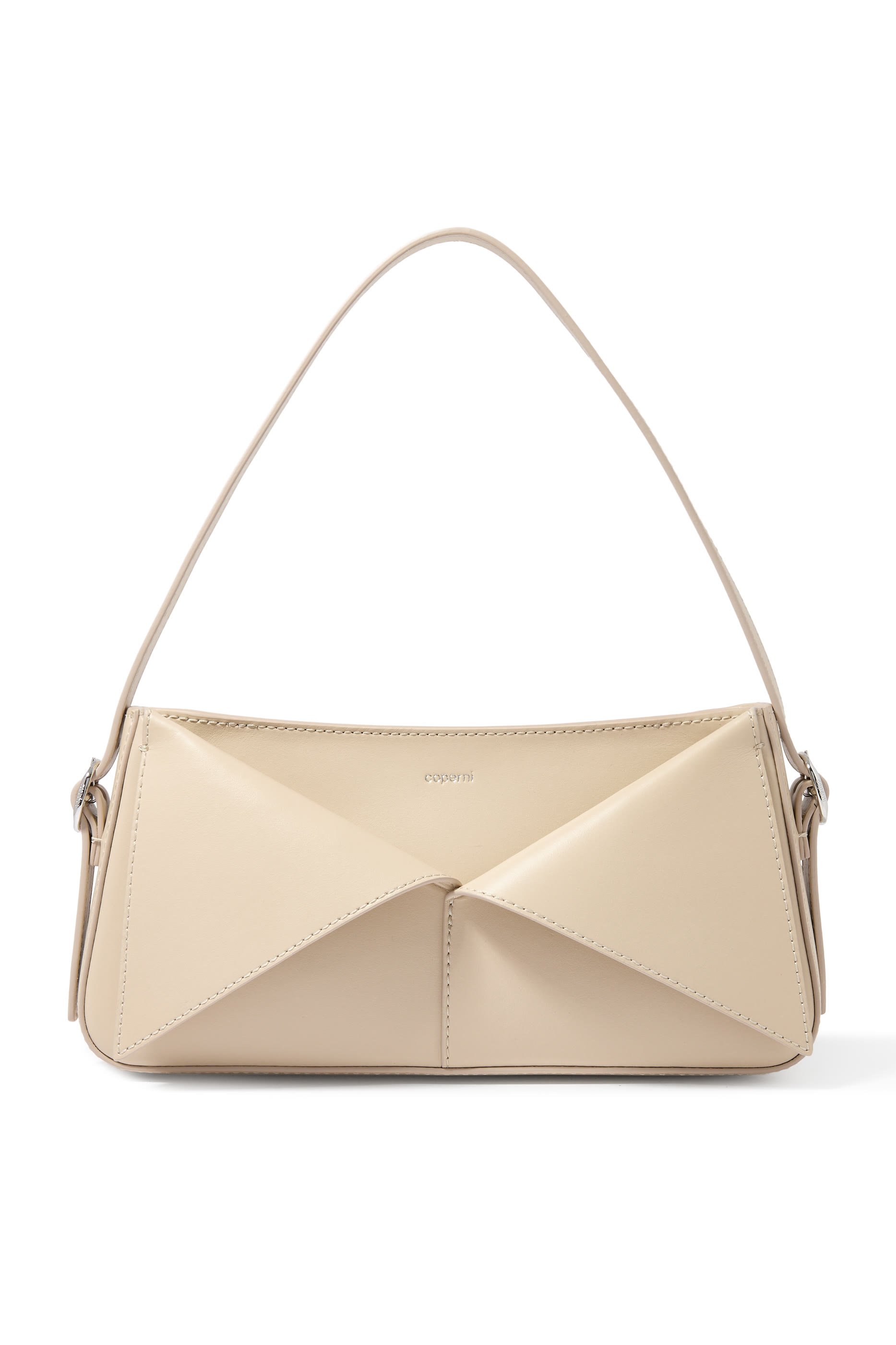 Logo Leather Shoulder Bag