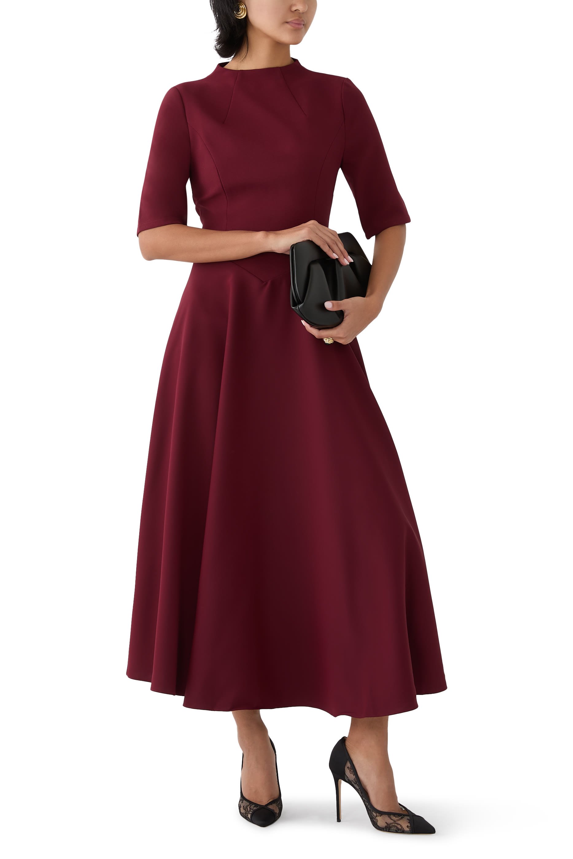 The Ultimate Muse Half Length Sleeve Midi Dress 