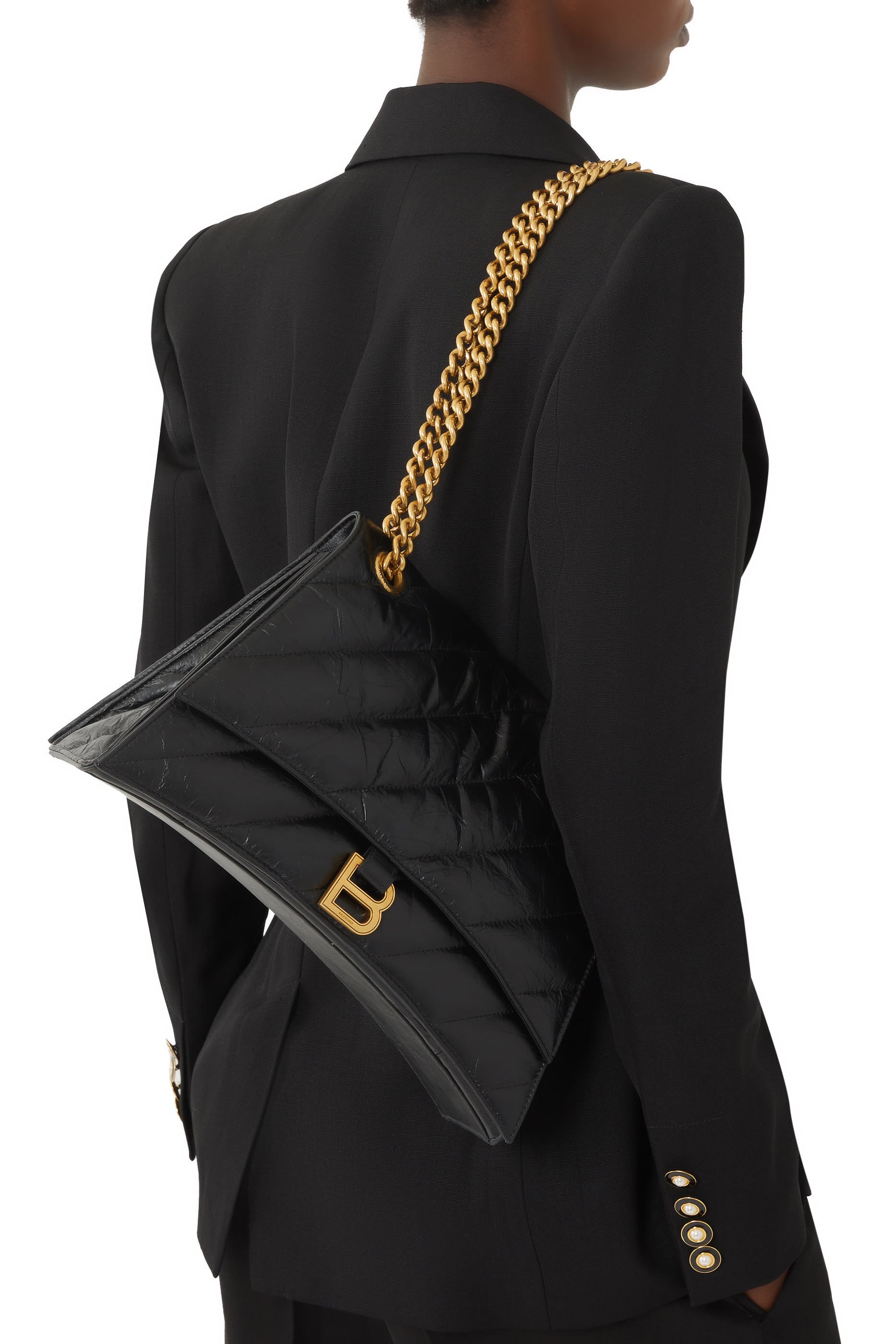 Quilted Crush Medium Chain Bag