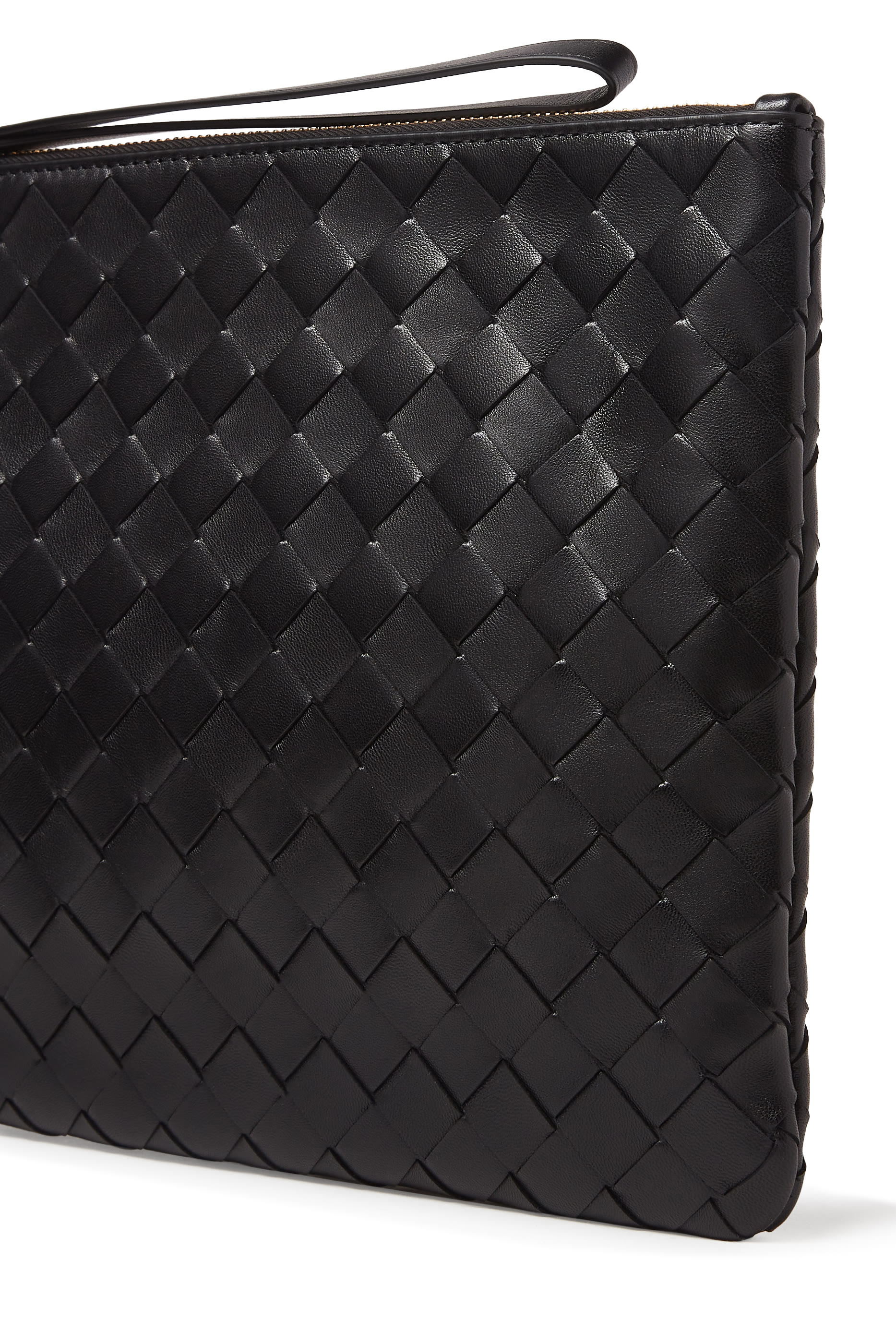 Intrecciato Medium Leather Pouch