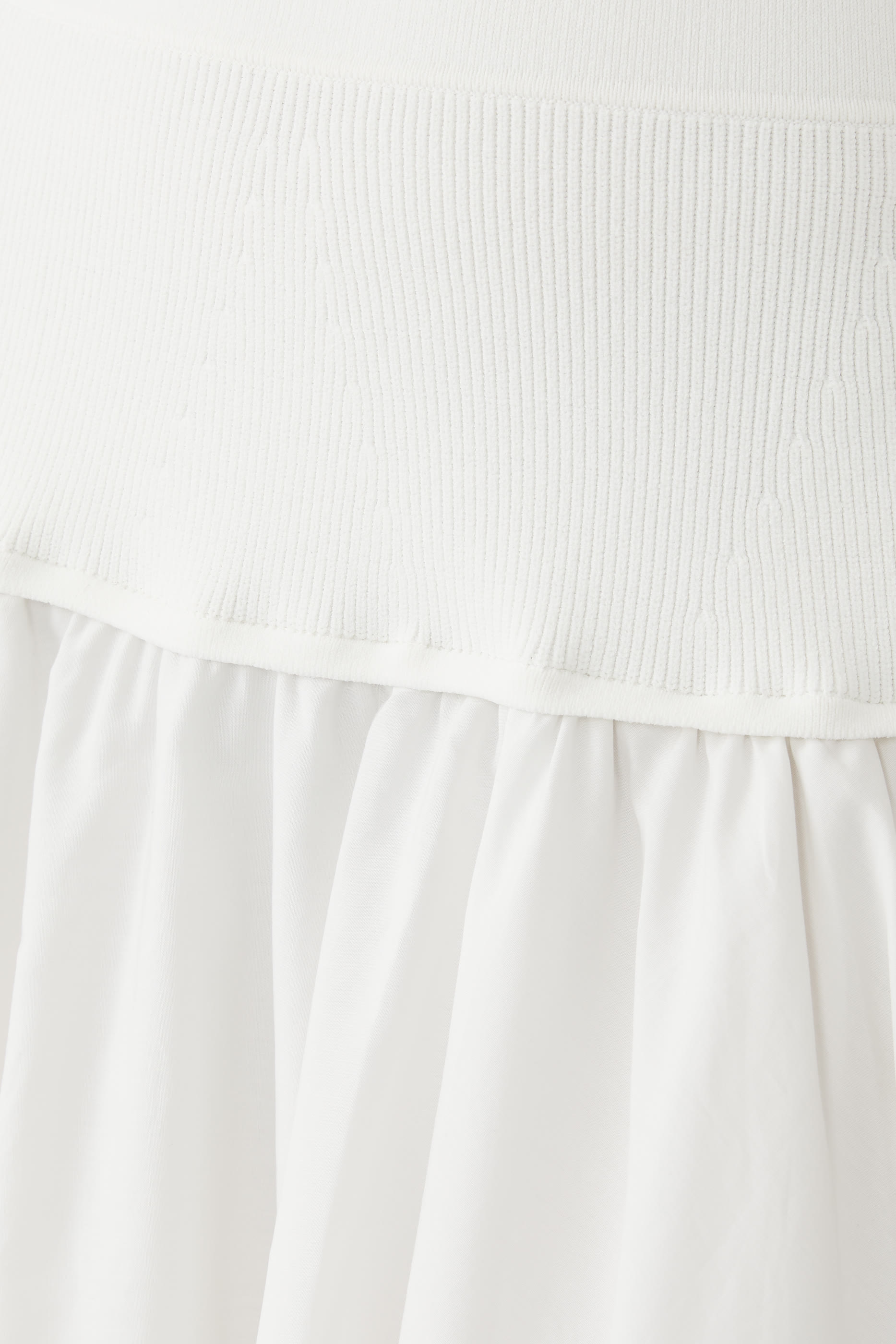 Stella Maxi Skirt with Knit Yoke