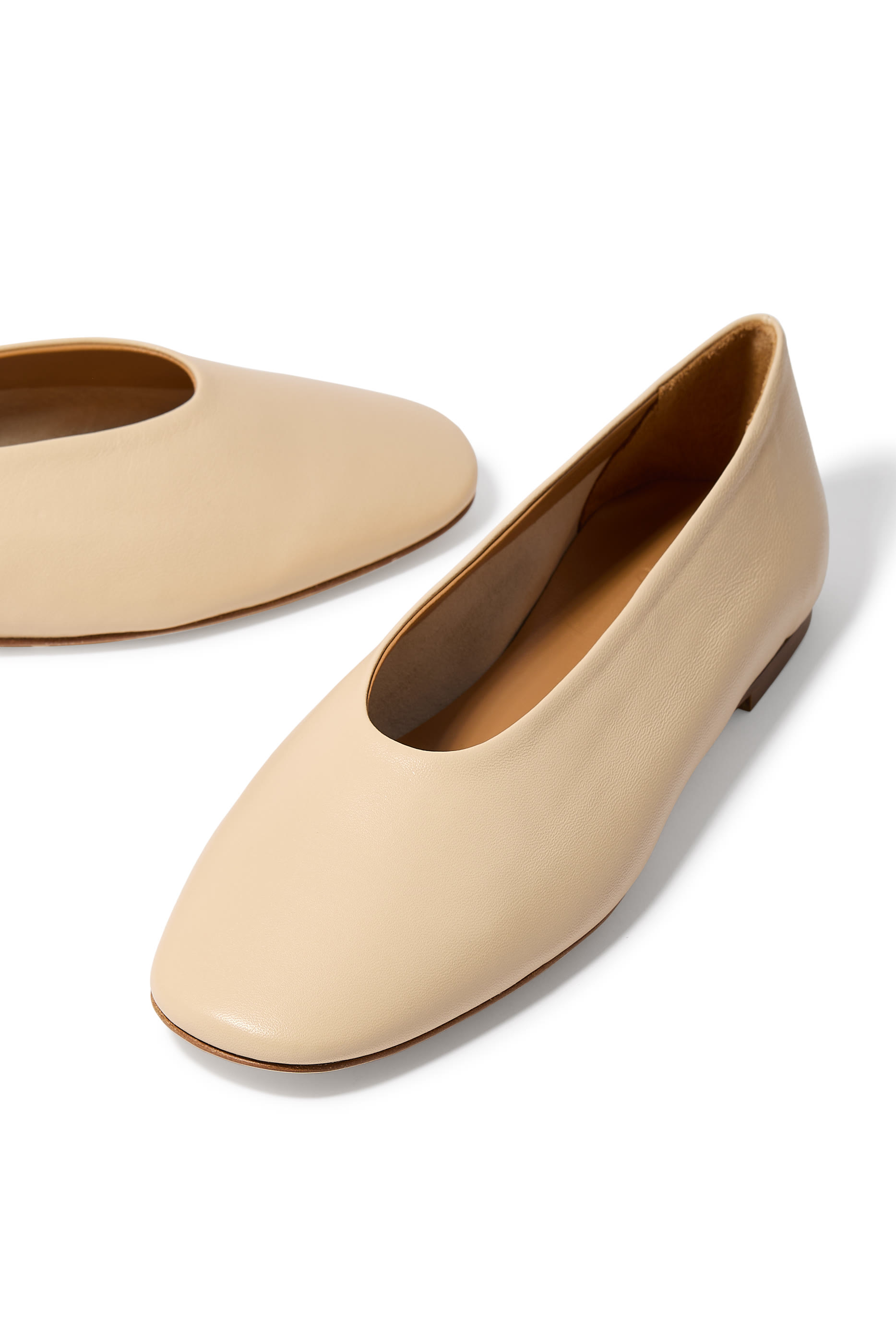 Kirsten Leather Ballet Flats