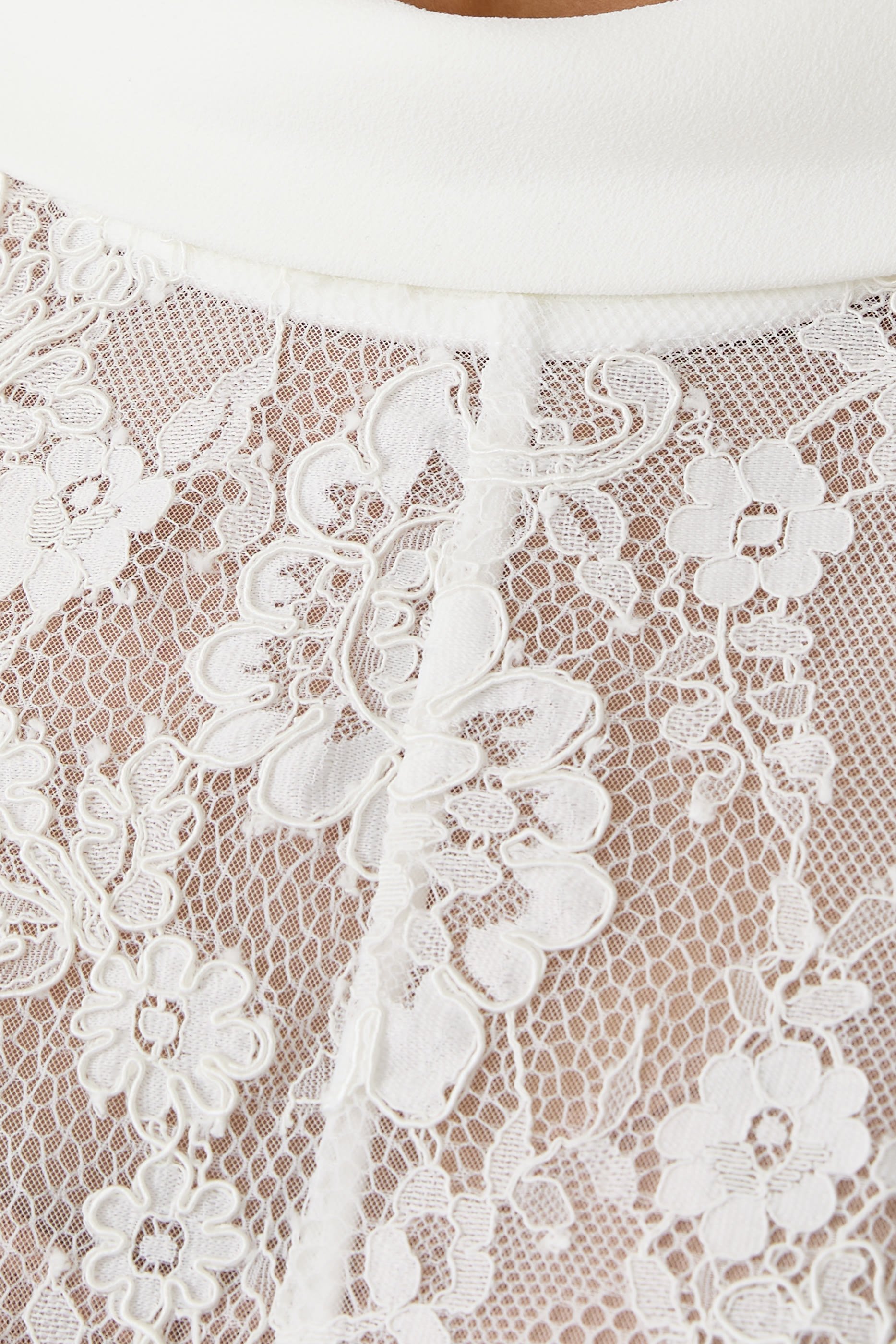 Lace Scoop Back Maxi Dress