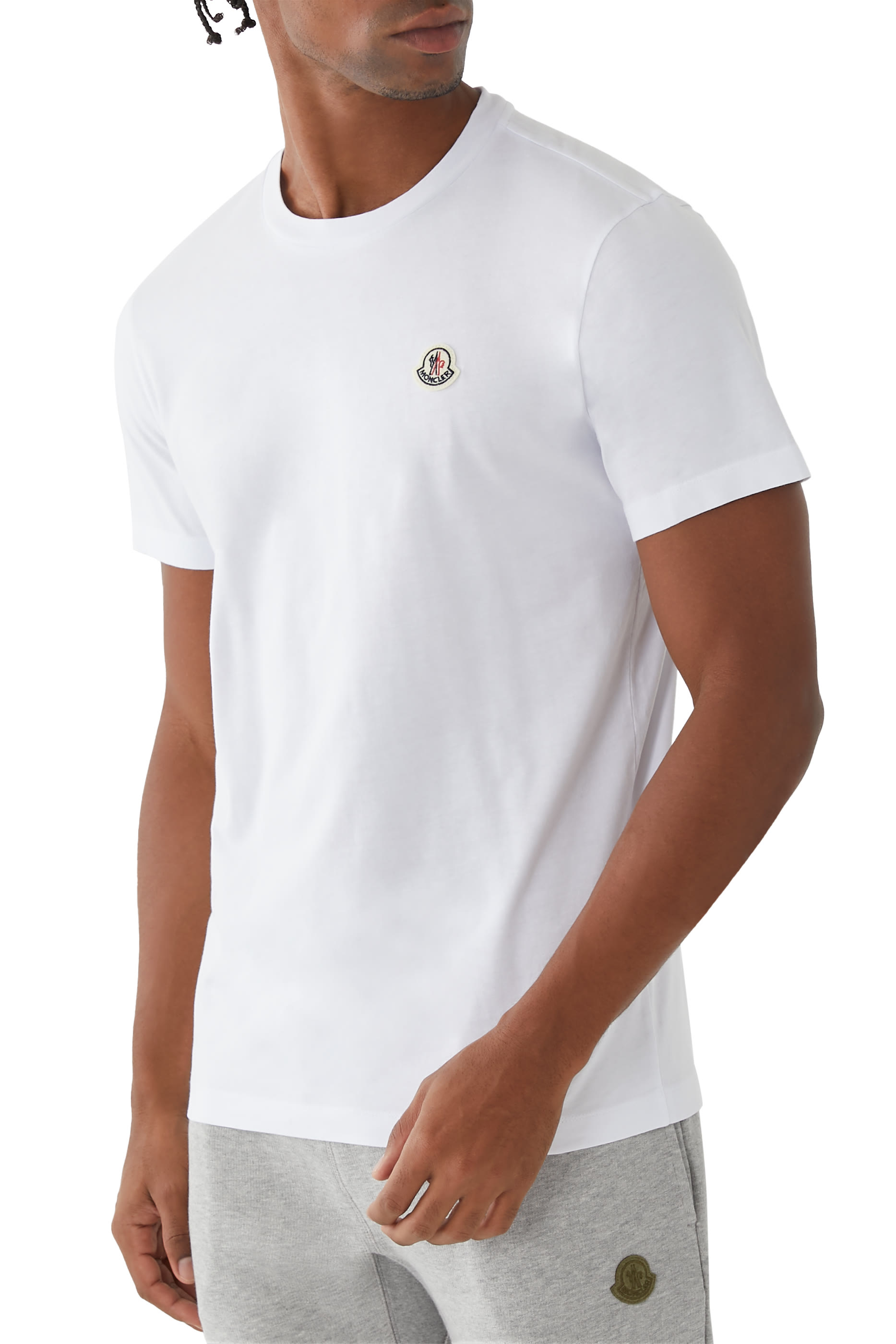 Logo Patch Cotton T-Shirt