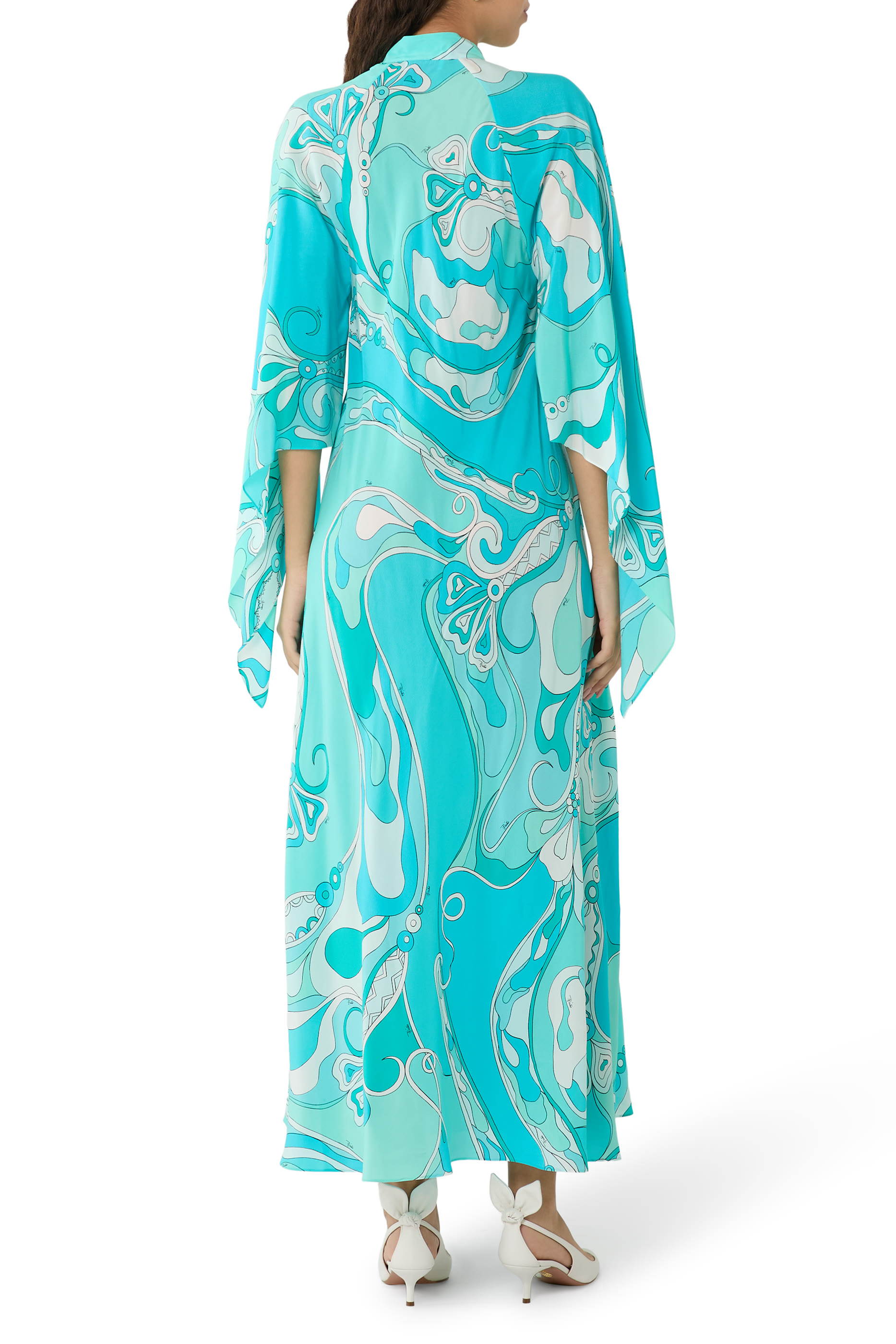 Iride-Print Kaftan