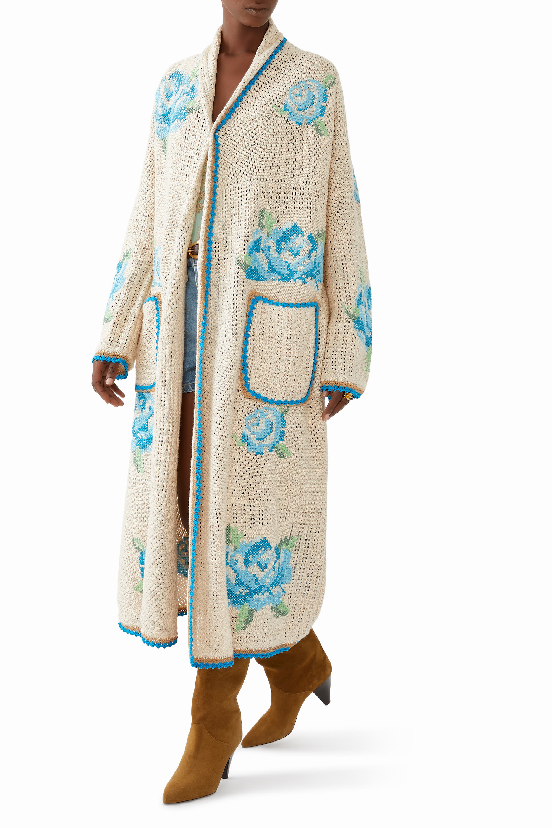 Coastal Granny Maxi Cardigan