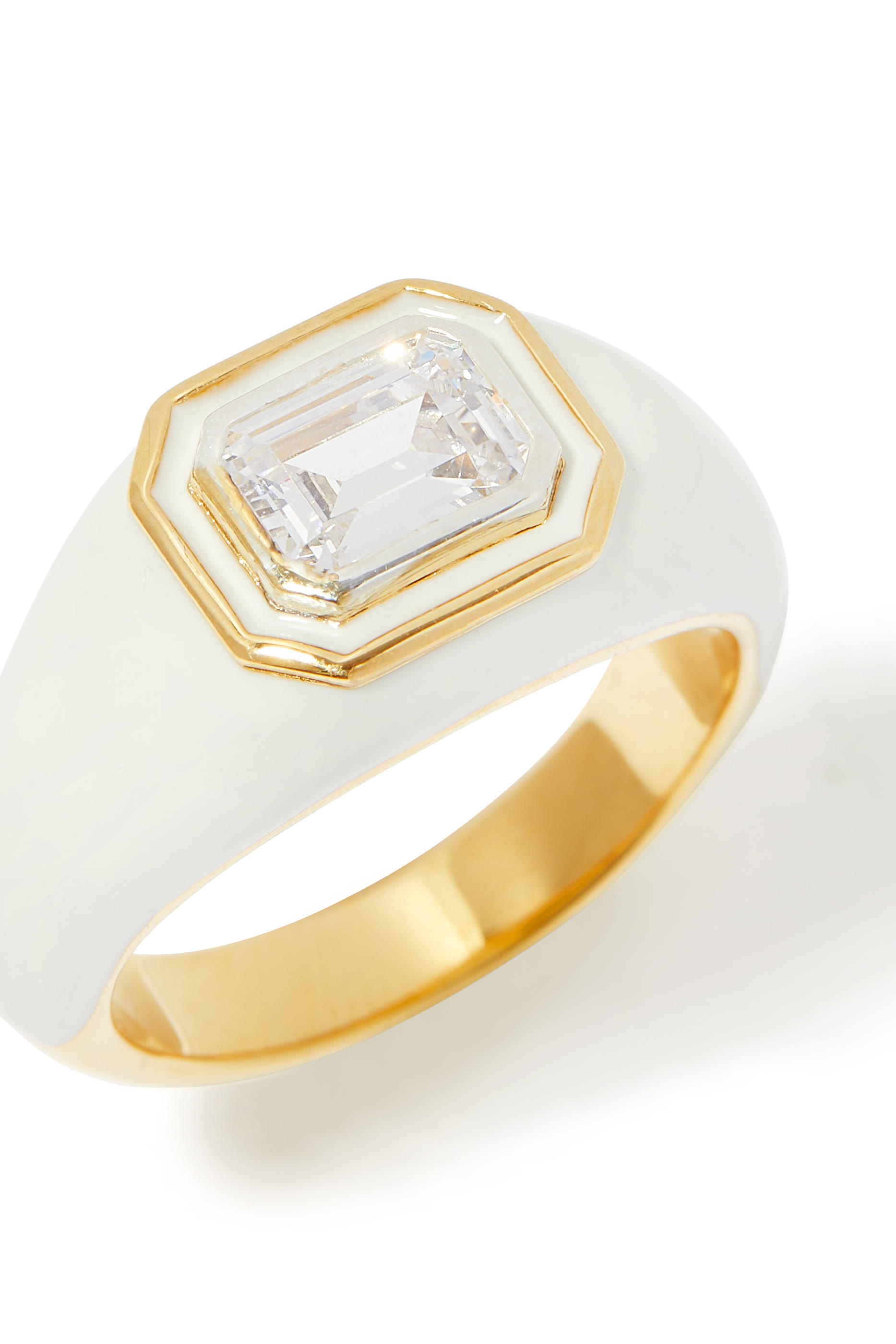 Dome Statement Ring, 18K Gold-Plated Sterling Silver