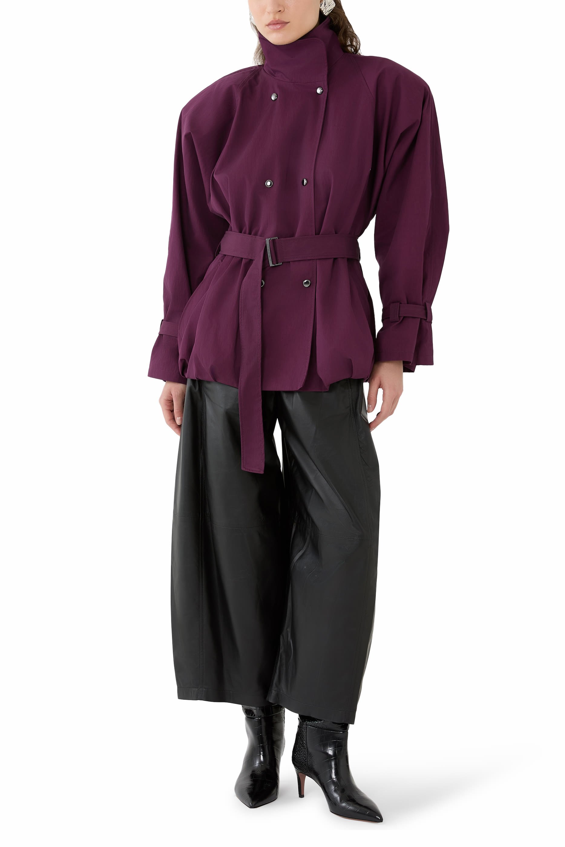 Belted Bubble Jacket