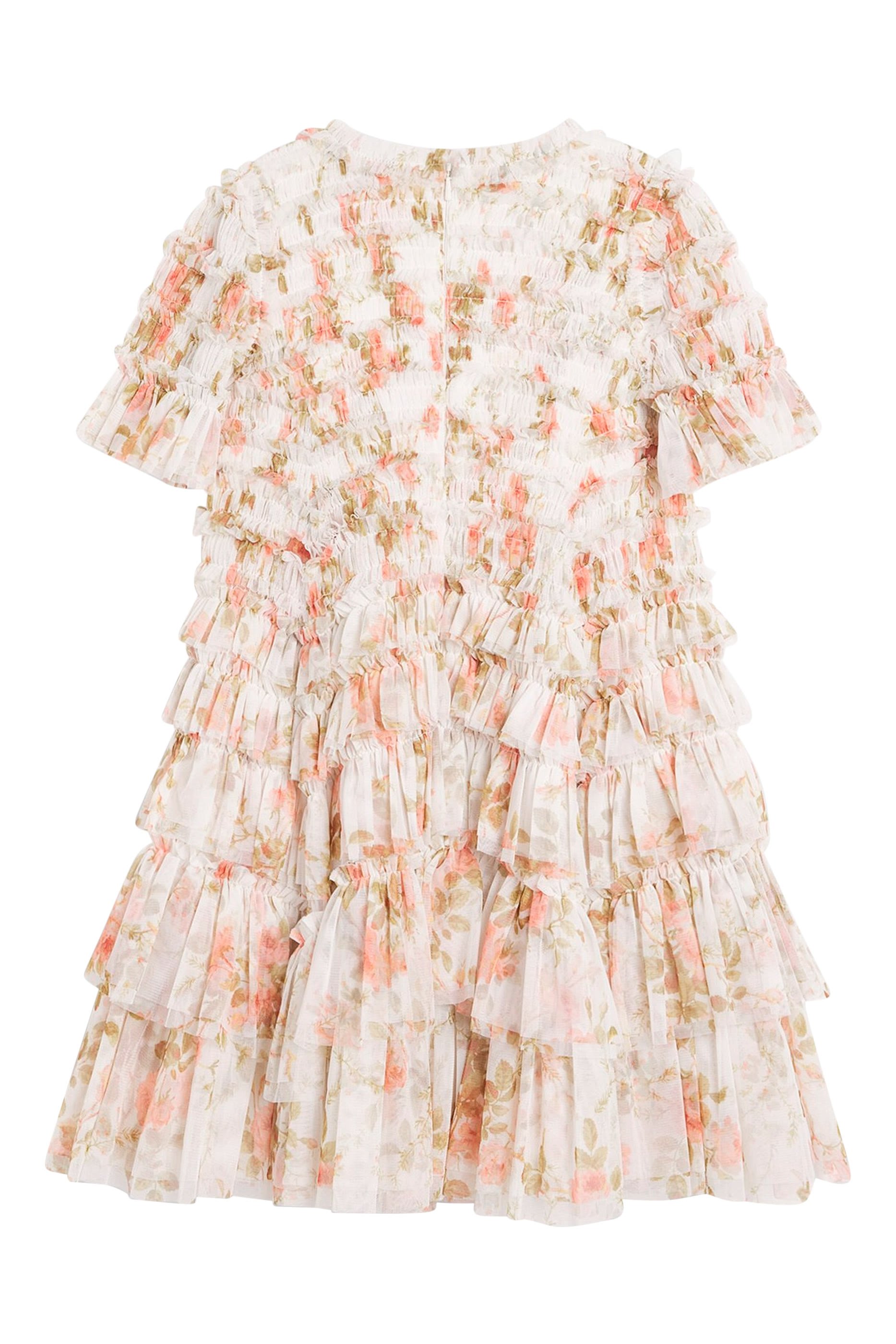 Kids Summer's Rose Valentine Ruffle Gown