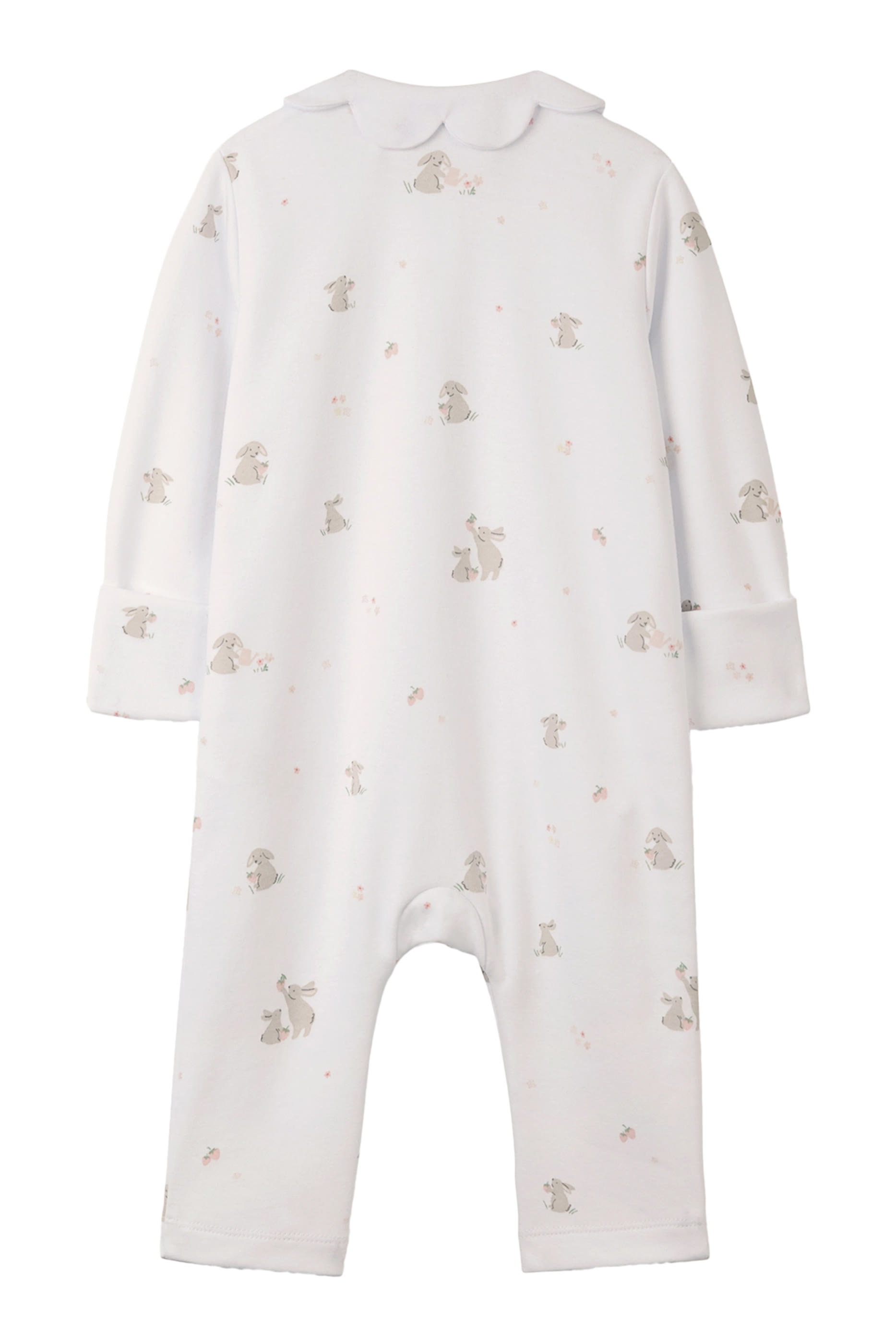 Kids Organic Cotton Hoppy Bunny Sleepsuit