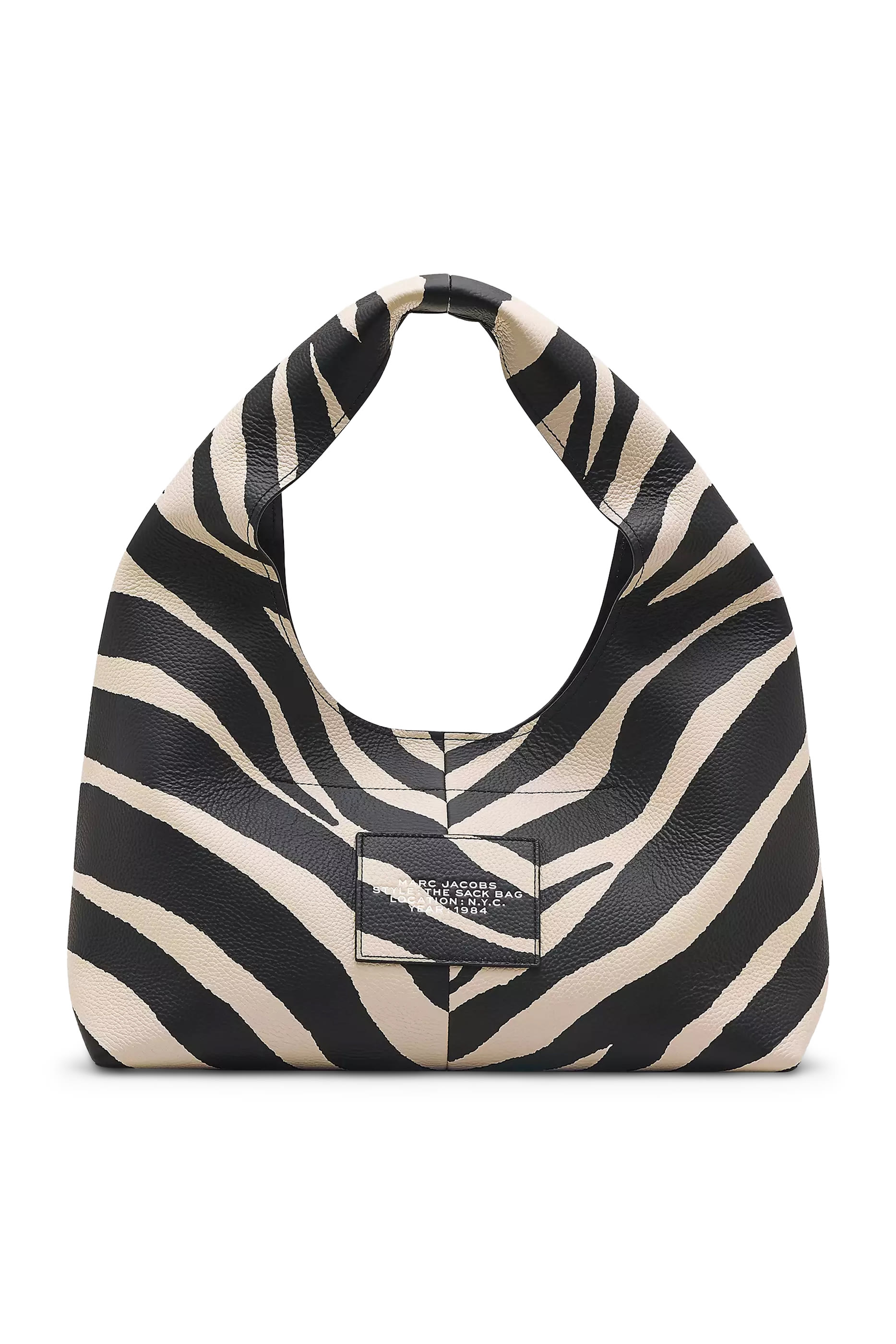 The Zebra Leather Sack Bag
